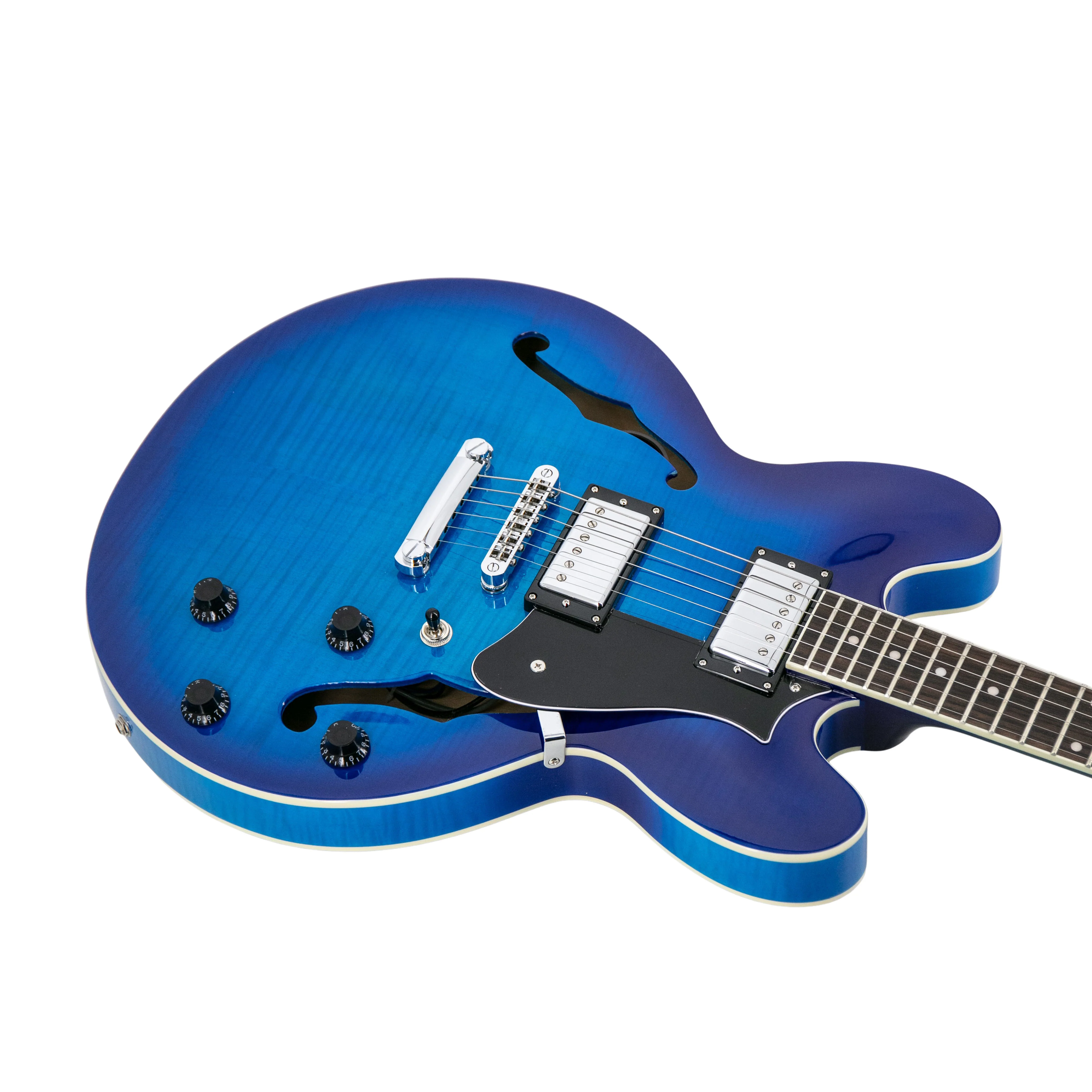 Heritage Ascent+ Collection H-535 Electric Guitar, Royal Blue Burst - Image 12