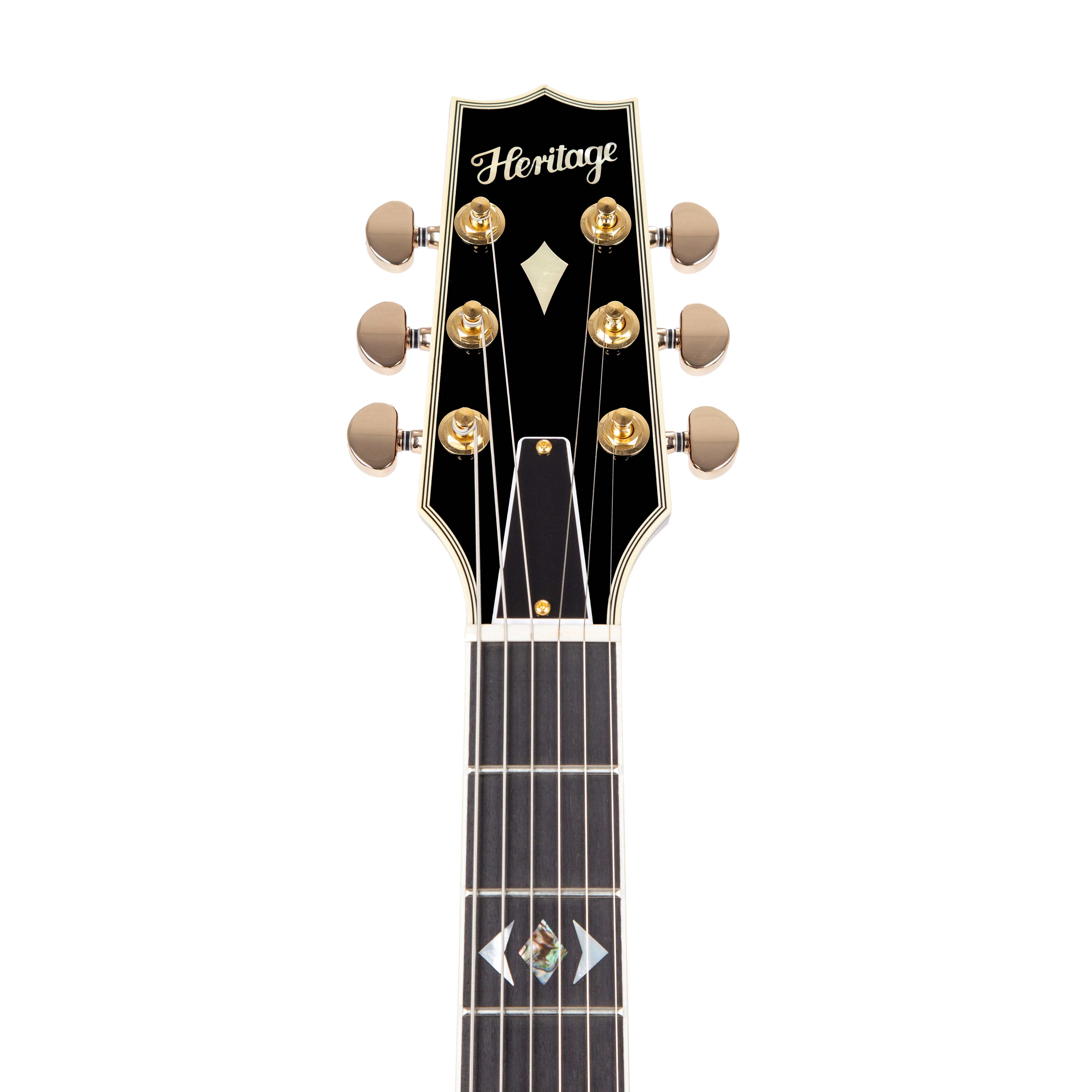 Heritage Custom Shop 40th Anniversary H-555 Electric Guitar, Almond Burst - Image 4