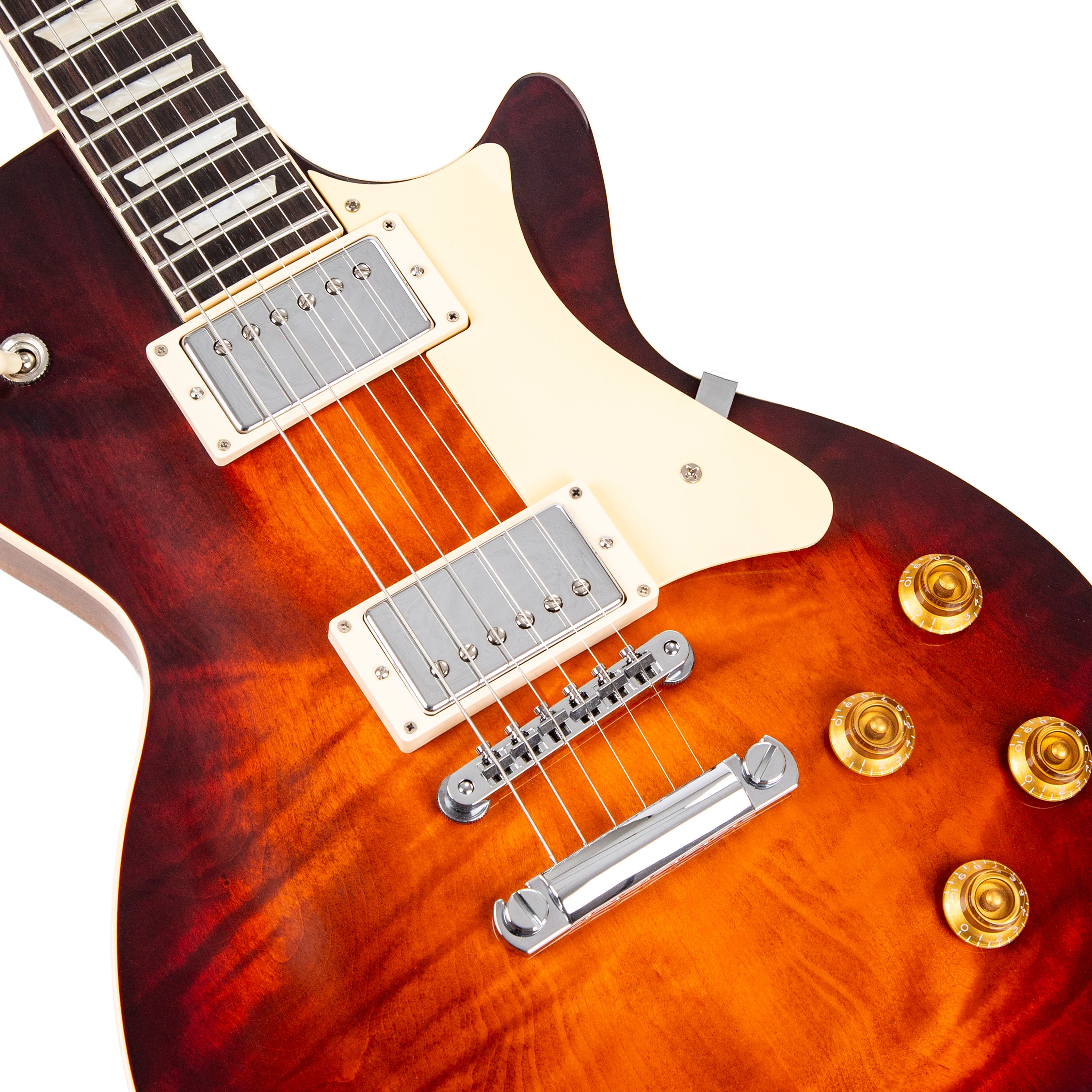 Heritage Standard II Collection H-150 Electric Guitar with Case, Chestnut Burst - Image 3
