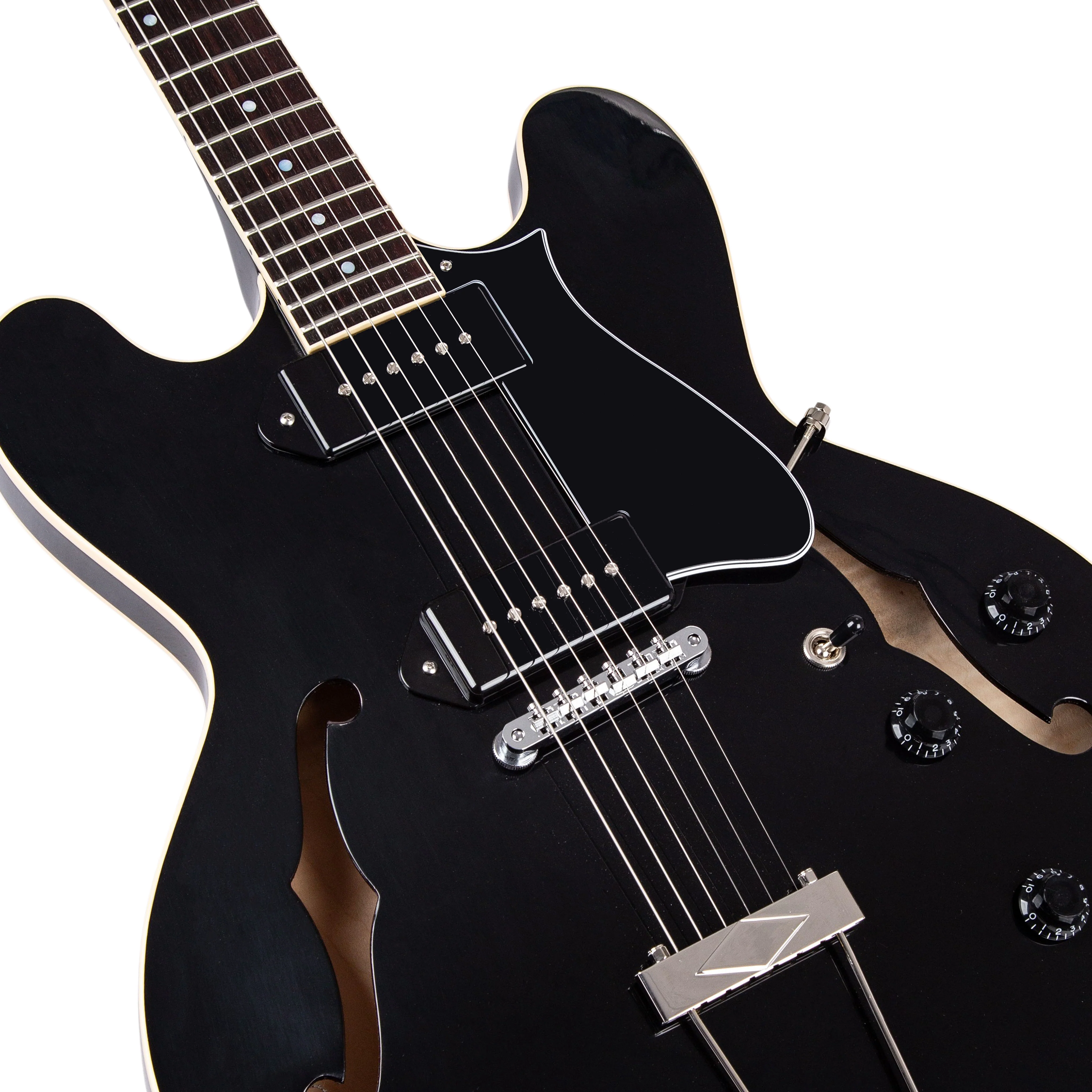 Heritage Standard II Collection H-530 Electric Guitar with Case, Ebony - Image 3