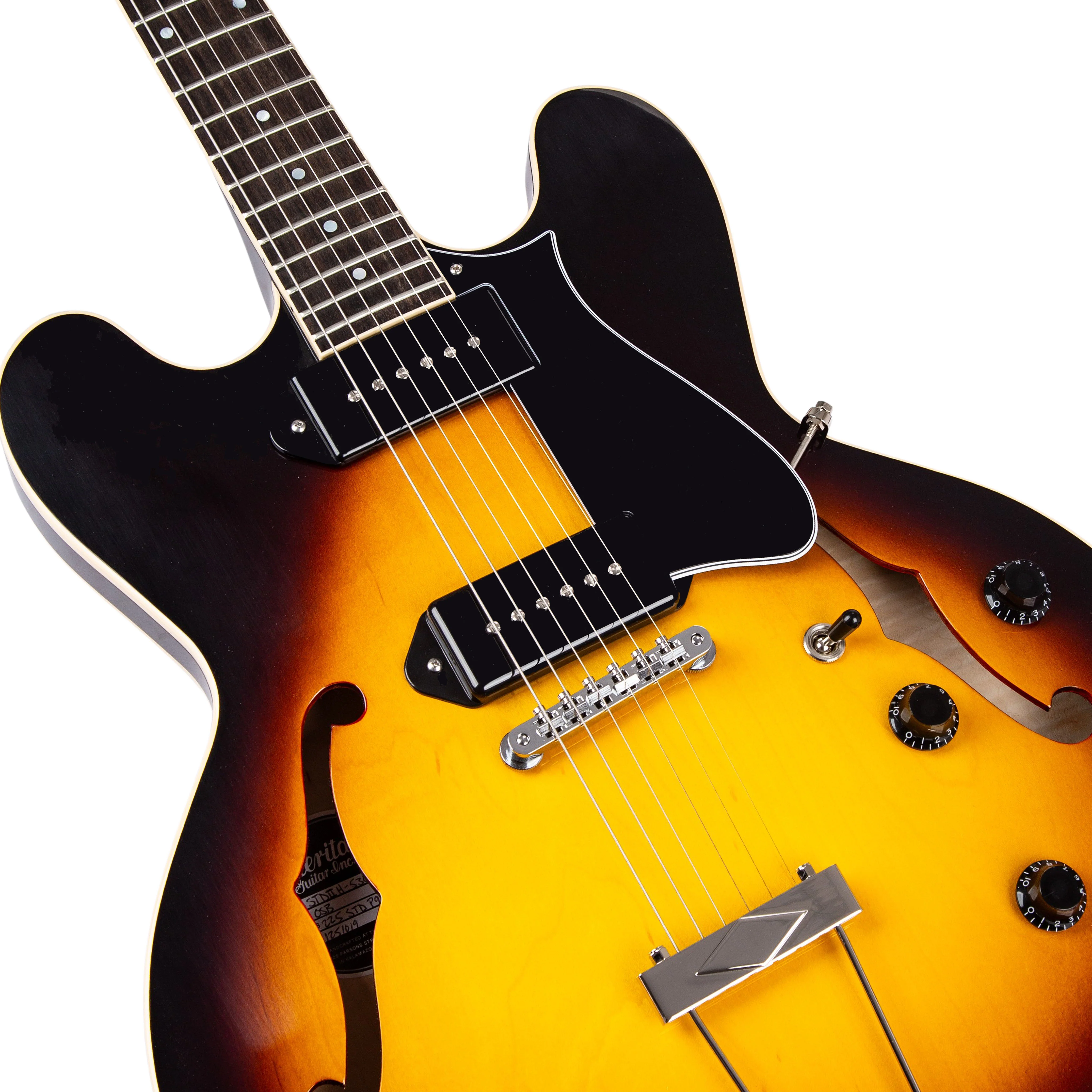 Heritage Standard II Collection H-530 Electric Guitar with Case, Original Sunburst - Image 3