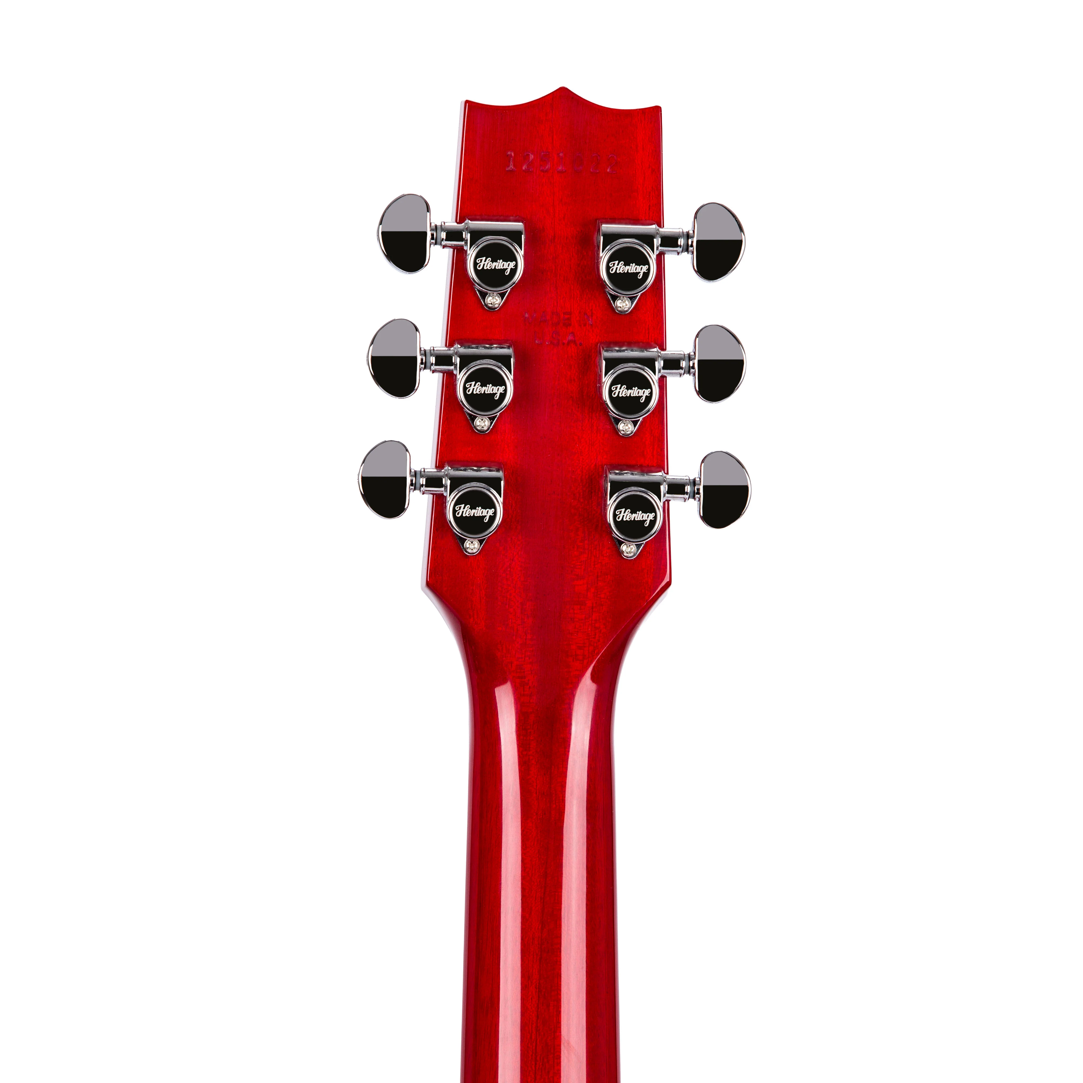 Heritage Standard II Collection H-535 Electric Guitar with Case, Trans Cherry - Image 5