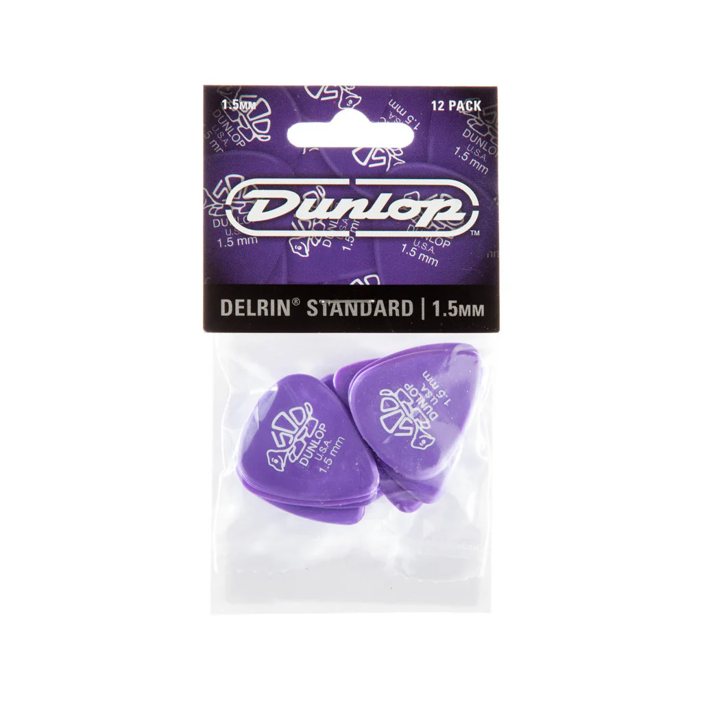 Jim Dunlop 41 Delrin 500 Pick, 1.50mm, 12-Pack - Image 4