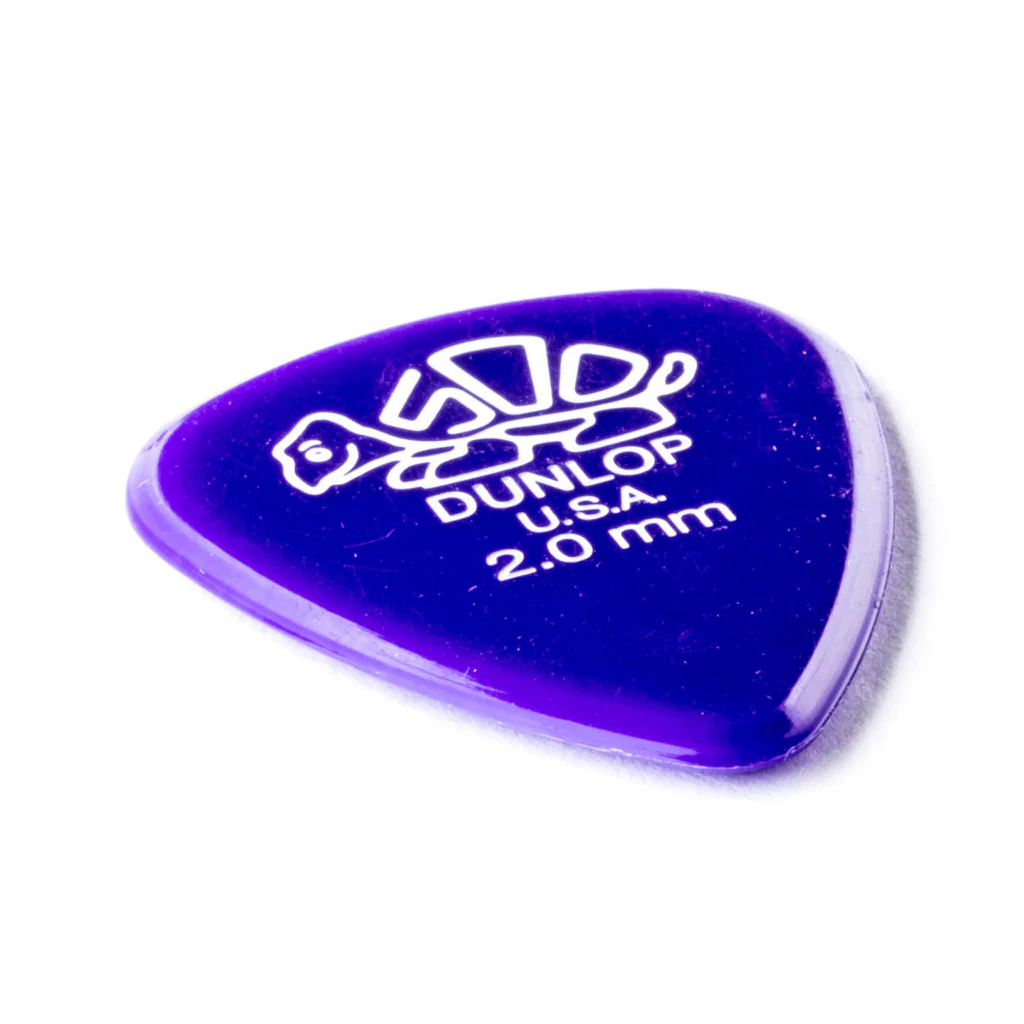 Jim Dunlop 41 Delrin 500 Pick, 2.00mm, 12-Pack - Image 3