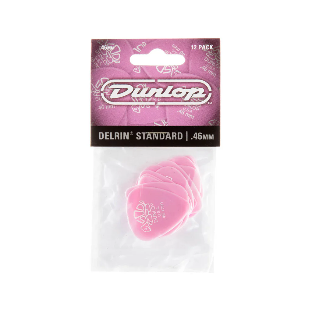 Jim Dunlop 41 Delrin 500 Pick, .46mm, 12-Pack - Image 4