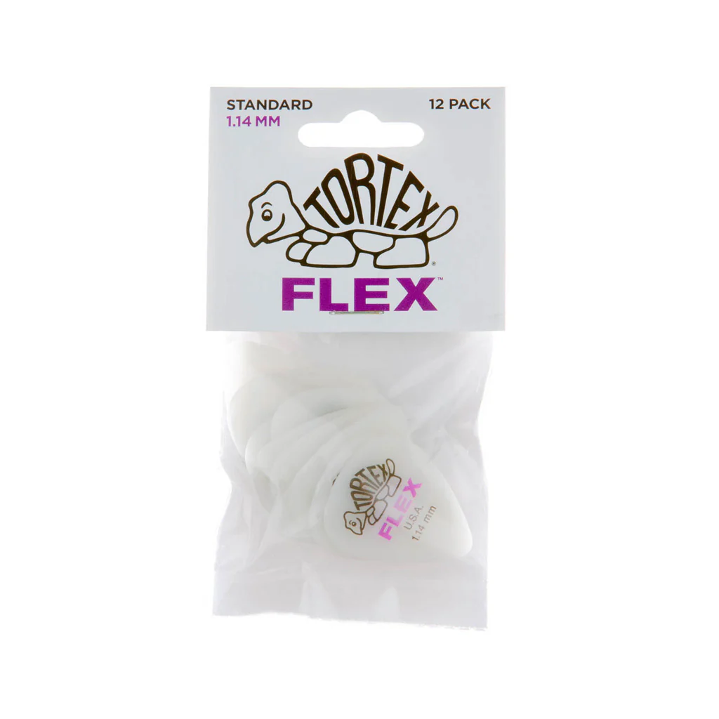 Jim Dunlop 428 Tortex Flex Standard Pick, 1.14mm, 12-Pack - Image 3
