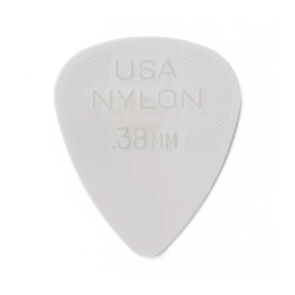 Jim Dunlop 44 Nylon Standard Pick, .38mm, 12-Pack