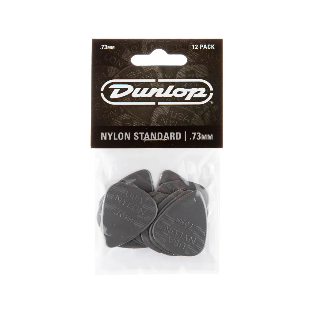Jim Dunlop 44 Nylon Standard Pick, .73mm, 12-Pack - Image 4