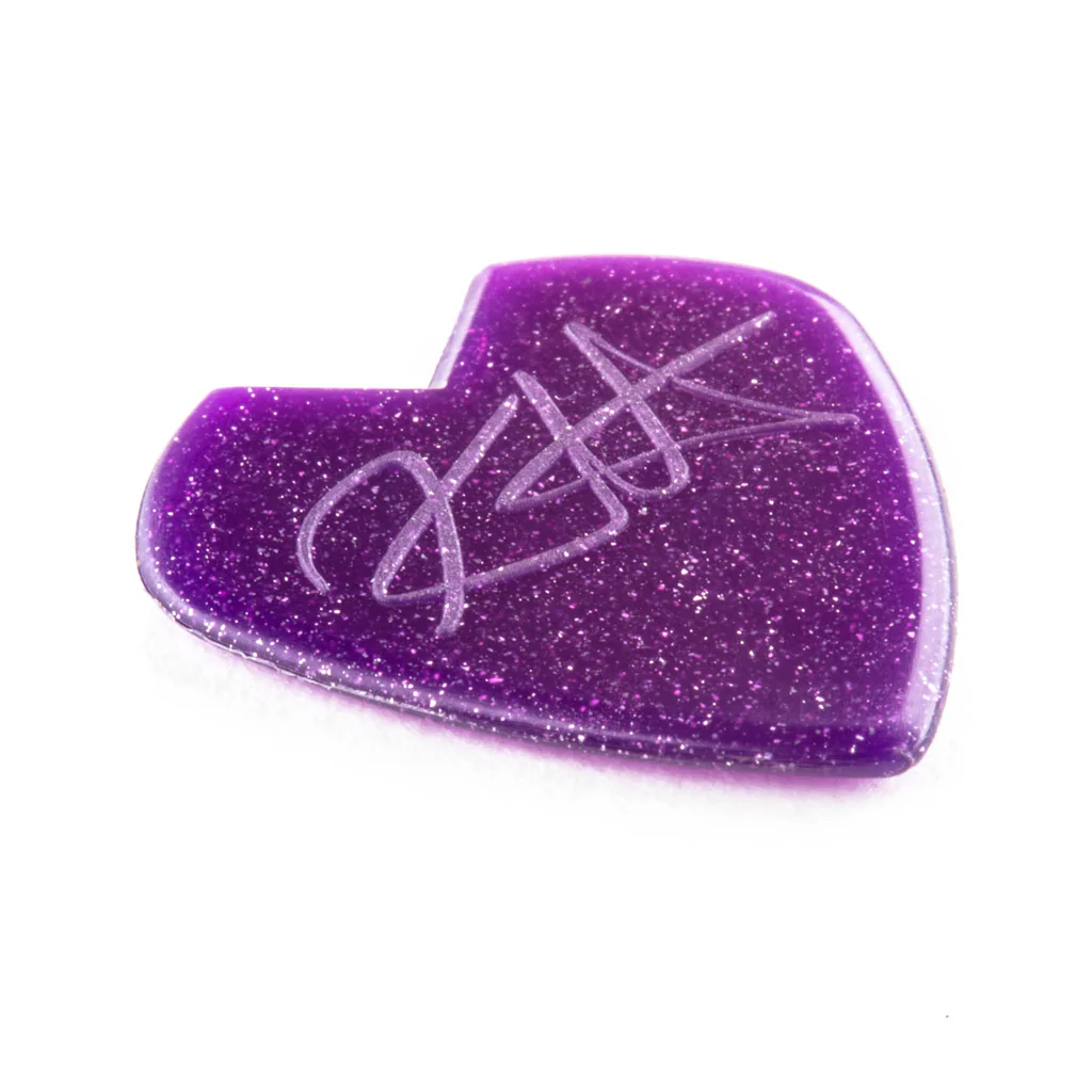 Jim Dunlop 47PKH3NPS Kirk Hammett Jazz III Pick, Purple Sparkle, 6-Pack - Image 2