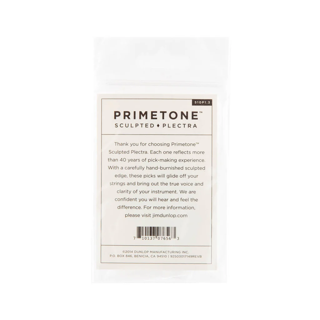 Jim Dunlop 510 Primetone Standard Grip Pick, 1.3mm, 3-Pack - Image 2