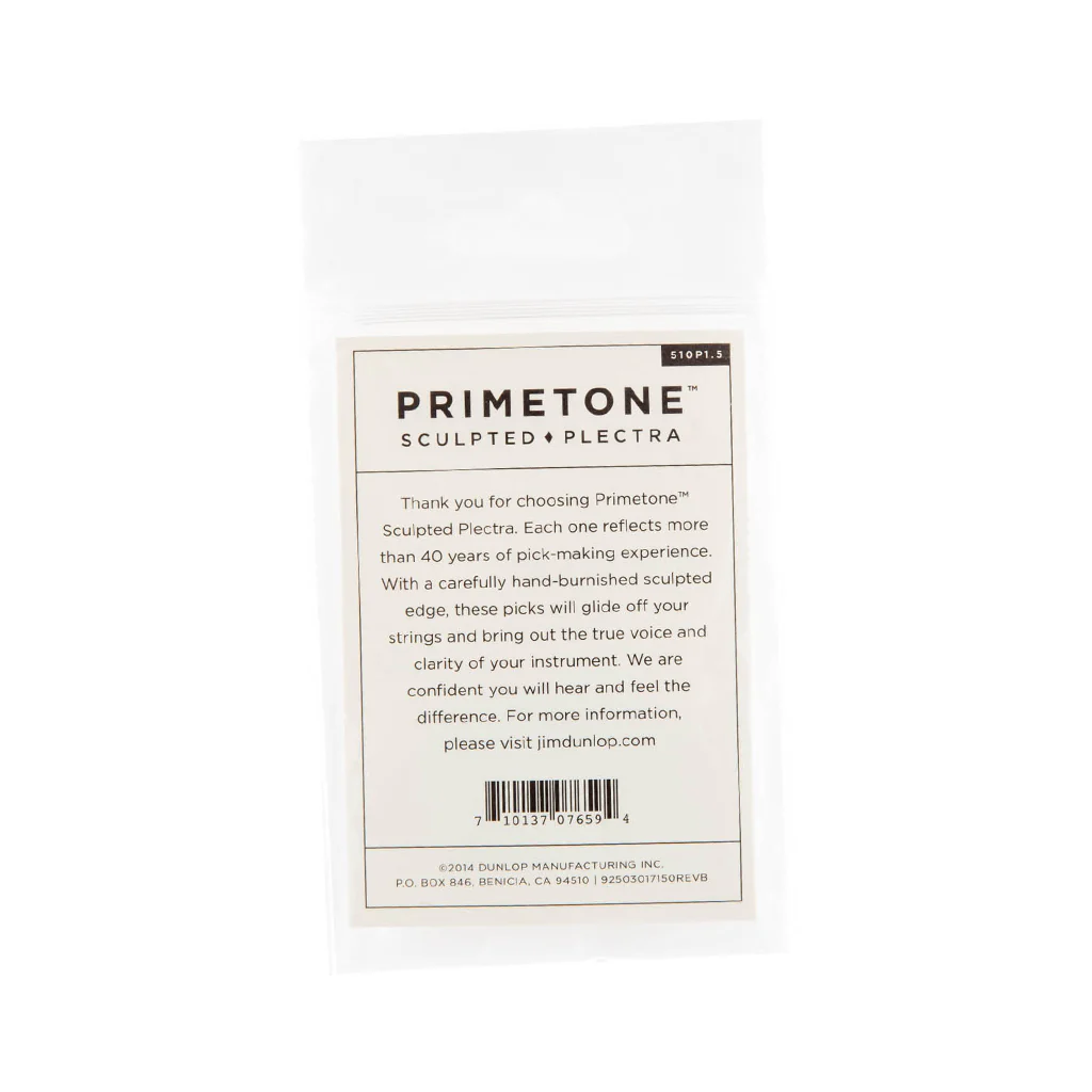 Jim Dunlop 510 Primetone Standard Grip Pick, 1.5mm, 3-Pack - Image 2