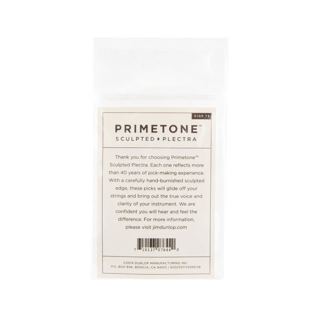 Jim Dunlop 510 Primetone Standard Grip Pick, .73mm, 3-Pack - Image 2