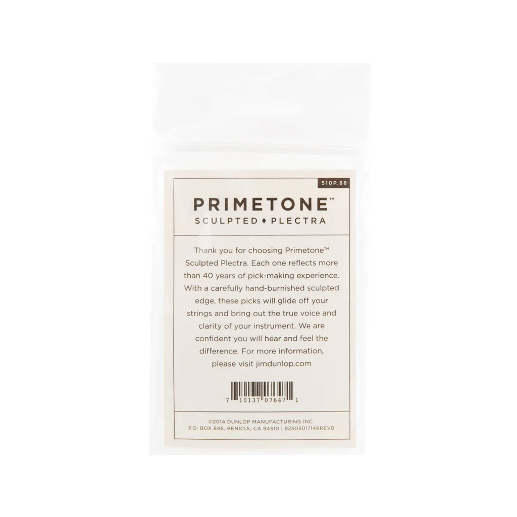 Jim Dunlop 510 Primetone Standard Grip Pick, .88mm, 3-Pack - Image 2