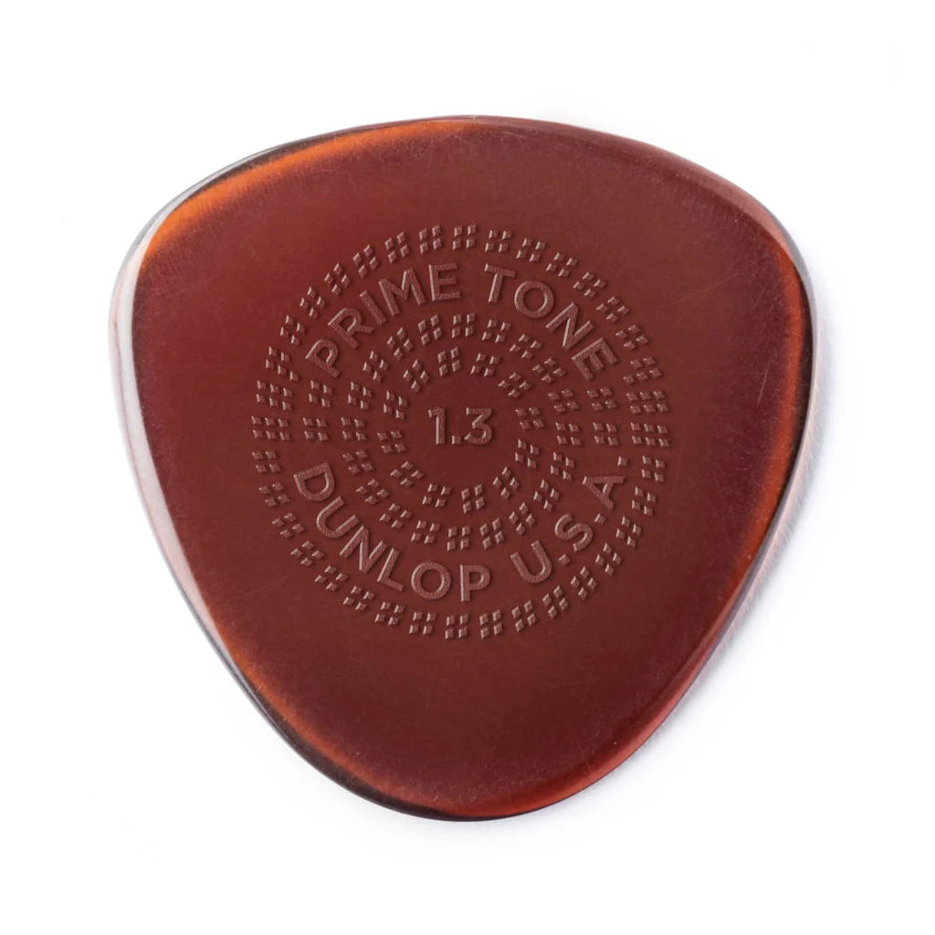 Jim Dunlop 514 Primetone Semi-Round Grip Pick, 1.3mm, 3-Pack - Image 3