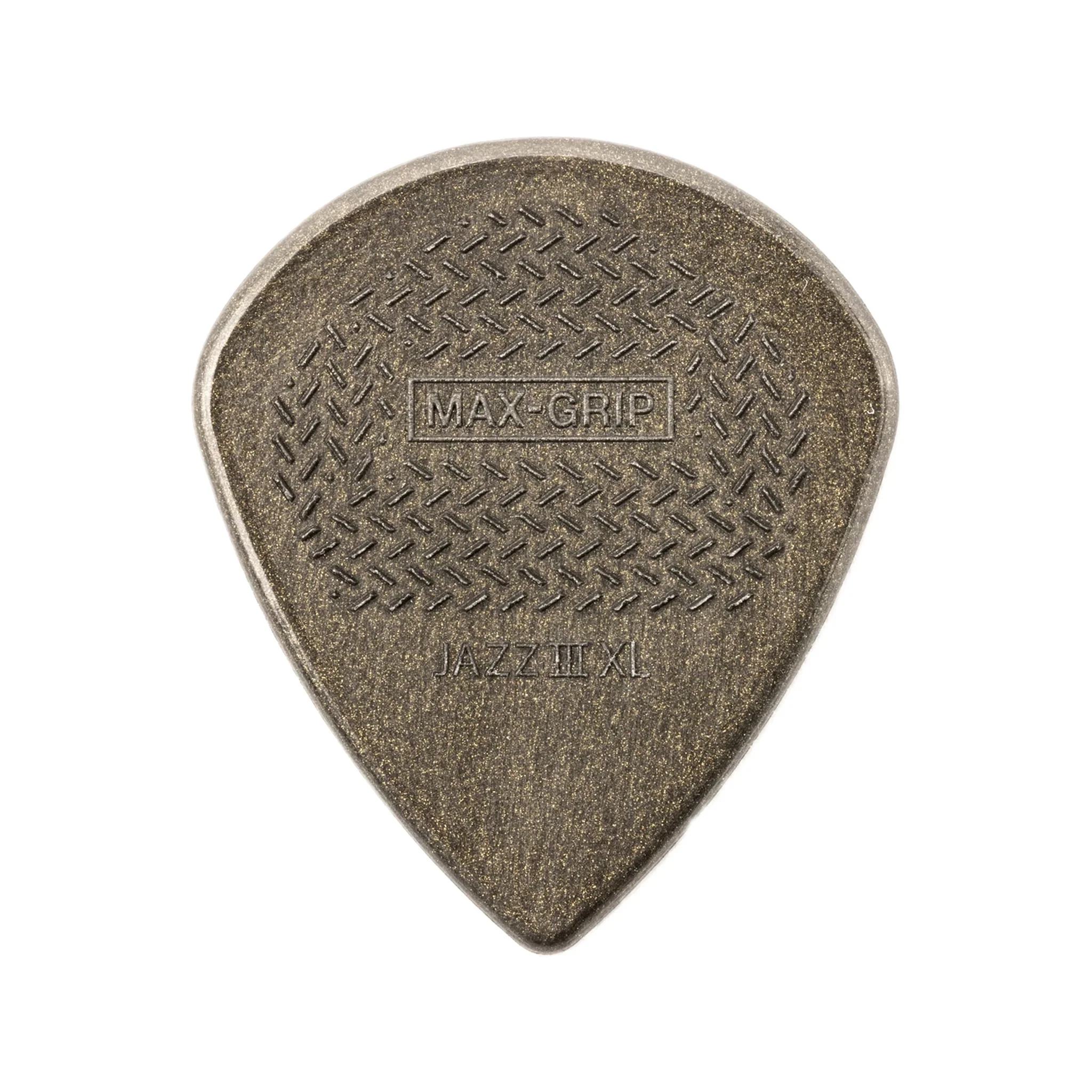 Jim Dunlop 581PXLC Carbon Fiber Max Grip Jazz III XL Guitar Picks, 1.38mm, 6-Pack