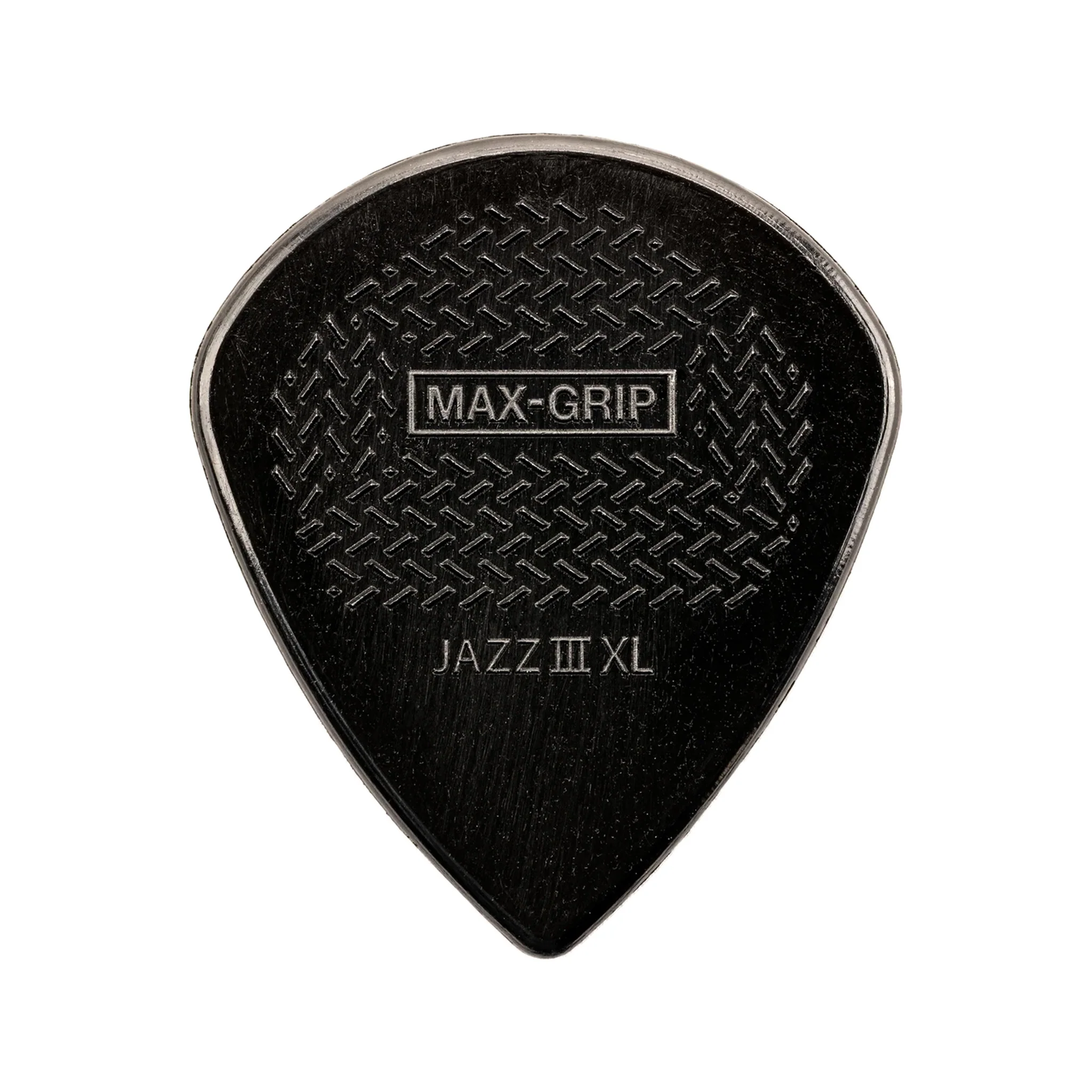 Jim Dunlop 581PXLS Stiffo Max Grip Jazz III XL Guitar Picks, 1.38mm, 6-Pack