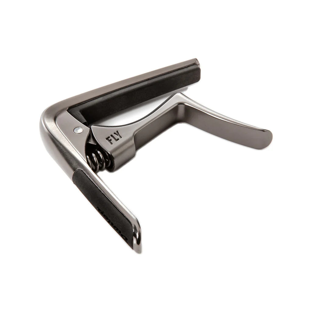Jim Dunlop 63CGM Trigger Fly Curved Capo, Gun Metal - Image 2