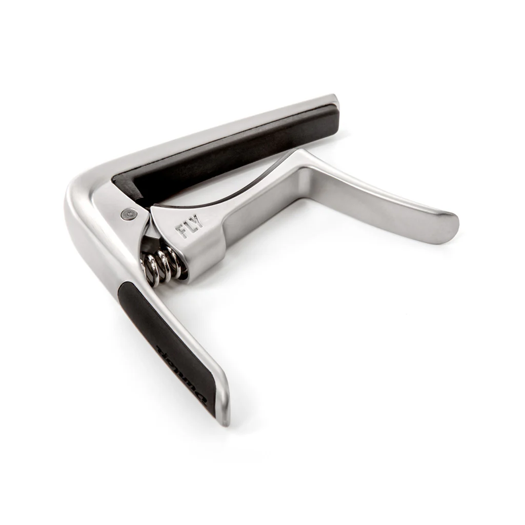 Jim Dunlop 63CSC Trigger Fly Curved Capo, Satin Chrome - Image 2