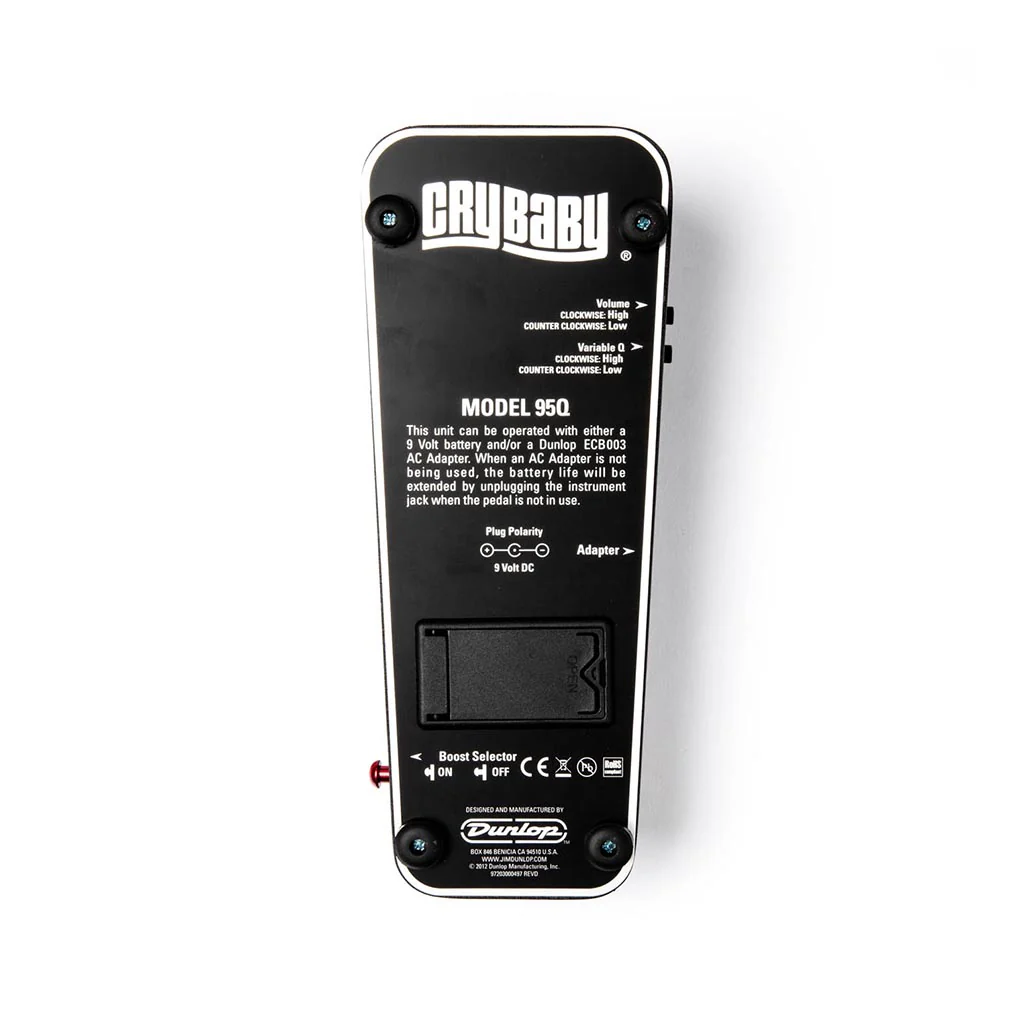 Jim Dunlop 95Q Cry Baby Wah Guitar Effects Pedal - Image 5