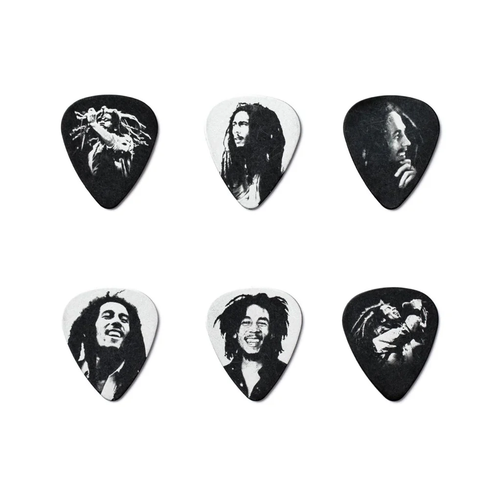 Jim Dunlop BOB-PT04 Bob Marley Silver Pick Tin, Heavy - Image 2