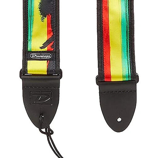 Jim Dunlop BOB05 Bob Marley Signature Guitar Strap, Marley Face - Image 3