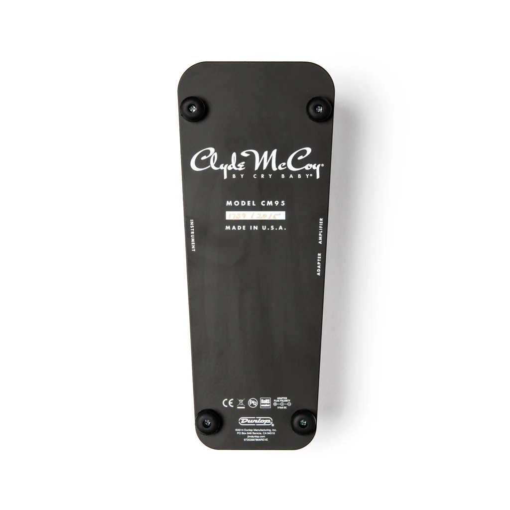 Jim Dunlop CM95 Clyde McCoy Cry Baby Wah Guitar Effects Pedal - Image 6