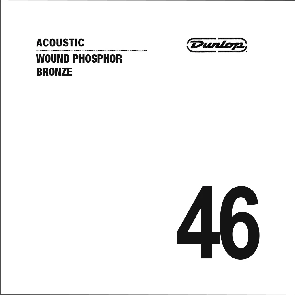 Jim Dunlop DAP46 Phosphor Bronze Acoustic Guitar String, .046