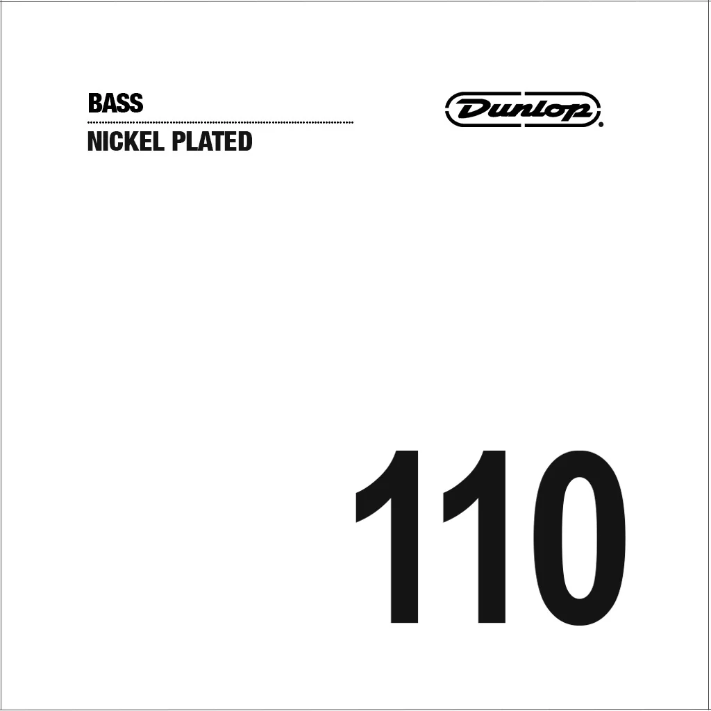 Jim Dunlop DBN110 Nickel Plated Stainless Steel Bass String, .110