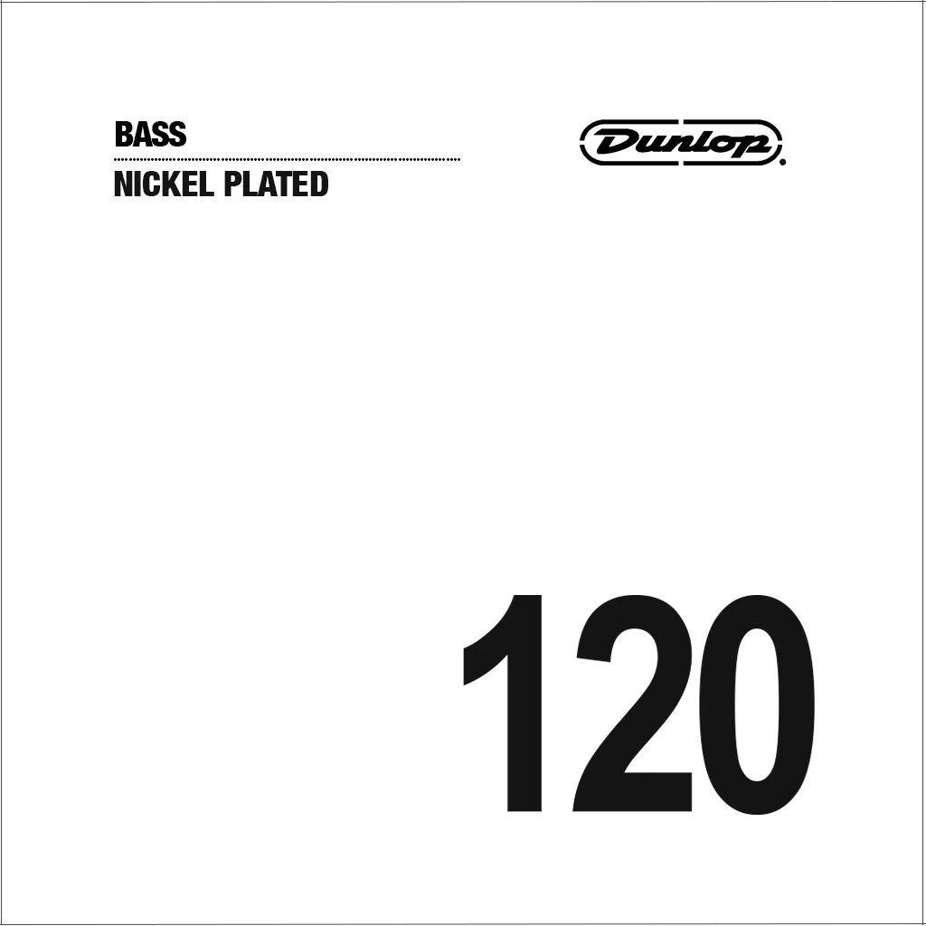 Jim Dunlop DBN120 Nickel Plated Stainless Steel Bass String, .120