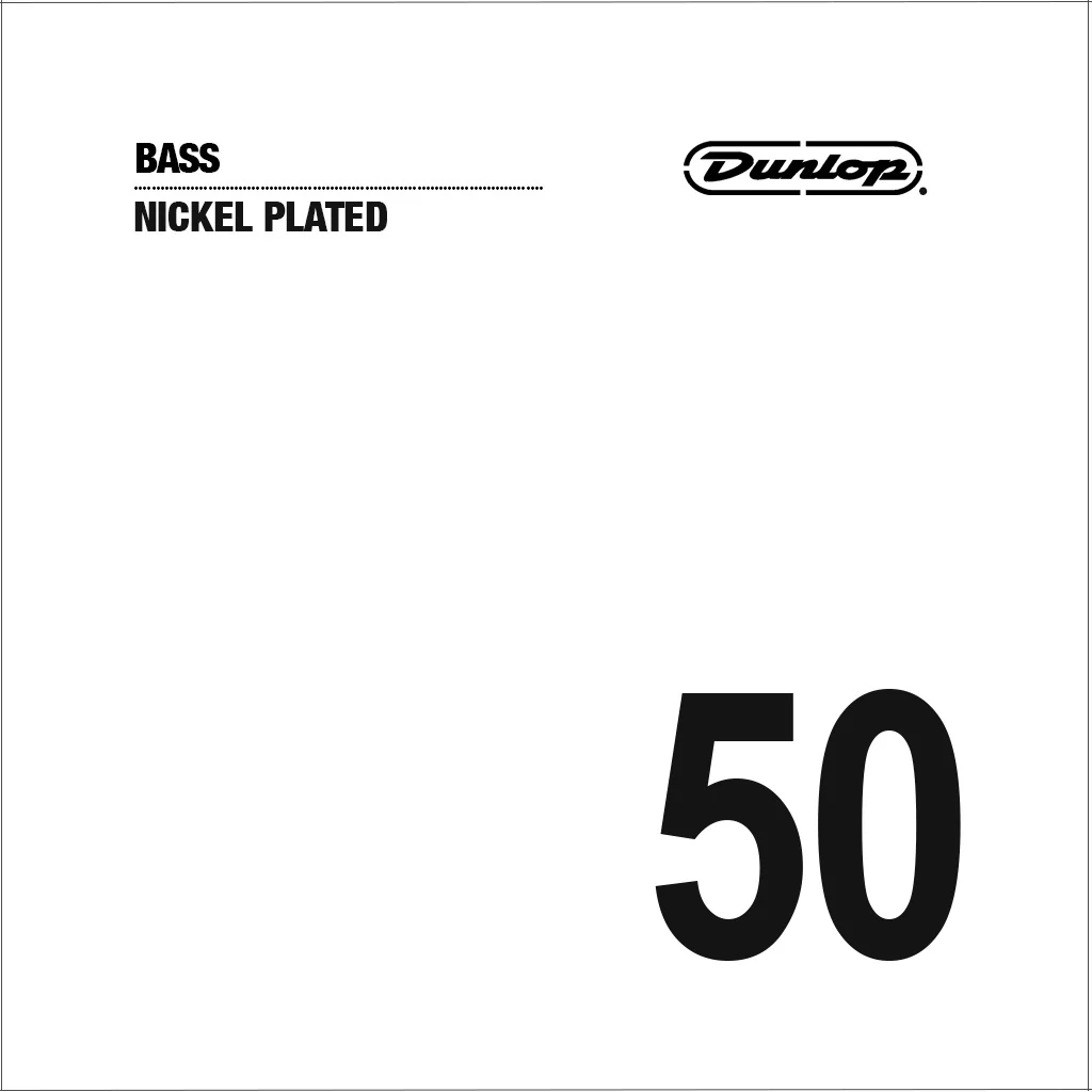 Jim Dunlop DBN50 Nickel Plated Stainless Steel Bass String, .050