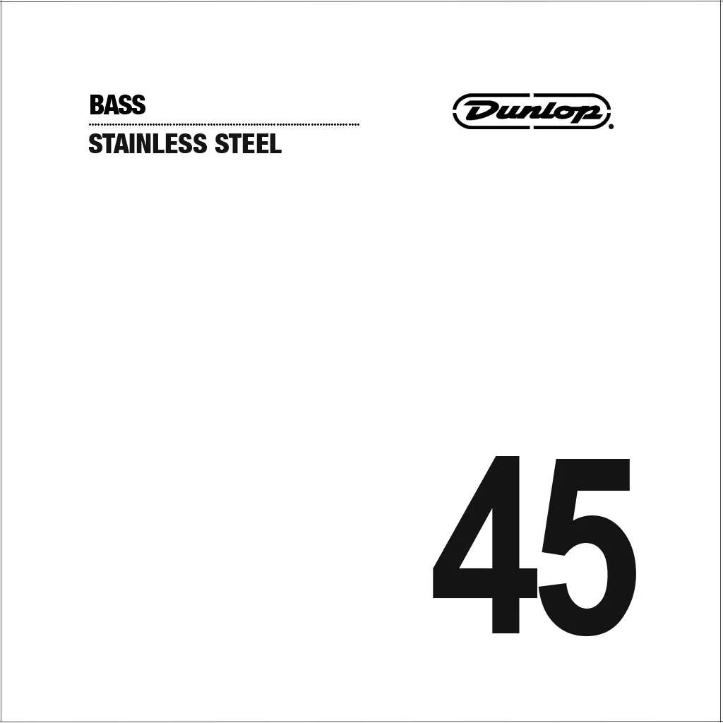 Jim Dunlop DBS45 Stainless Steel Bass String, .045