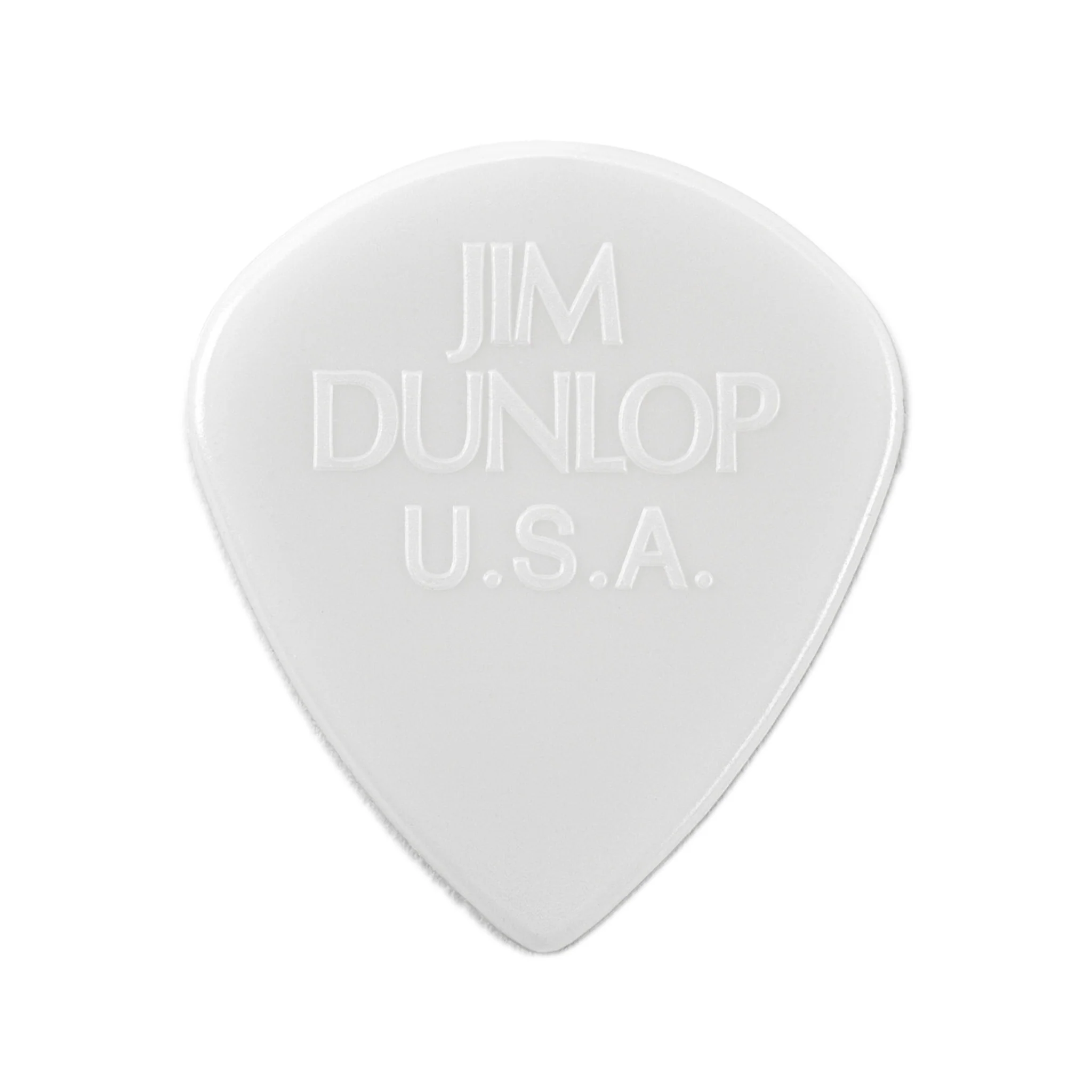 Jim Dunlop Eric Johnson Custom White Nylon Jazz III Guitar Picks, 6-Pack - Image 2