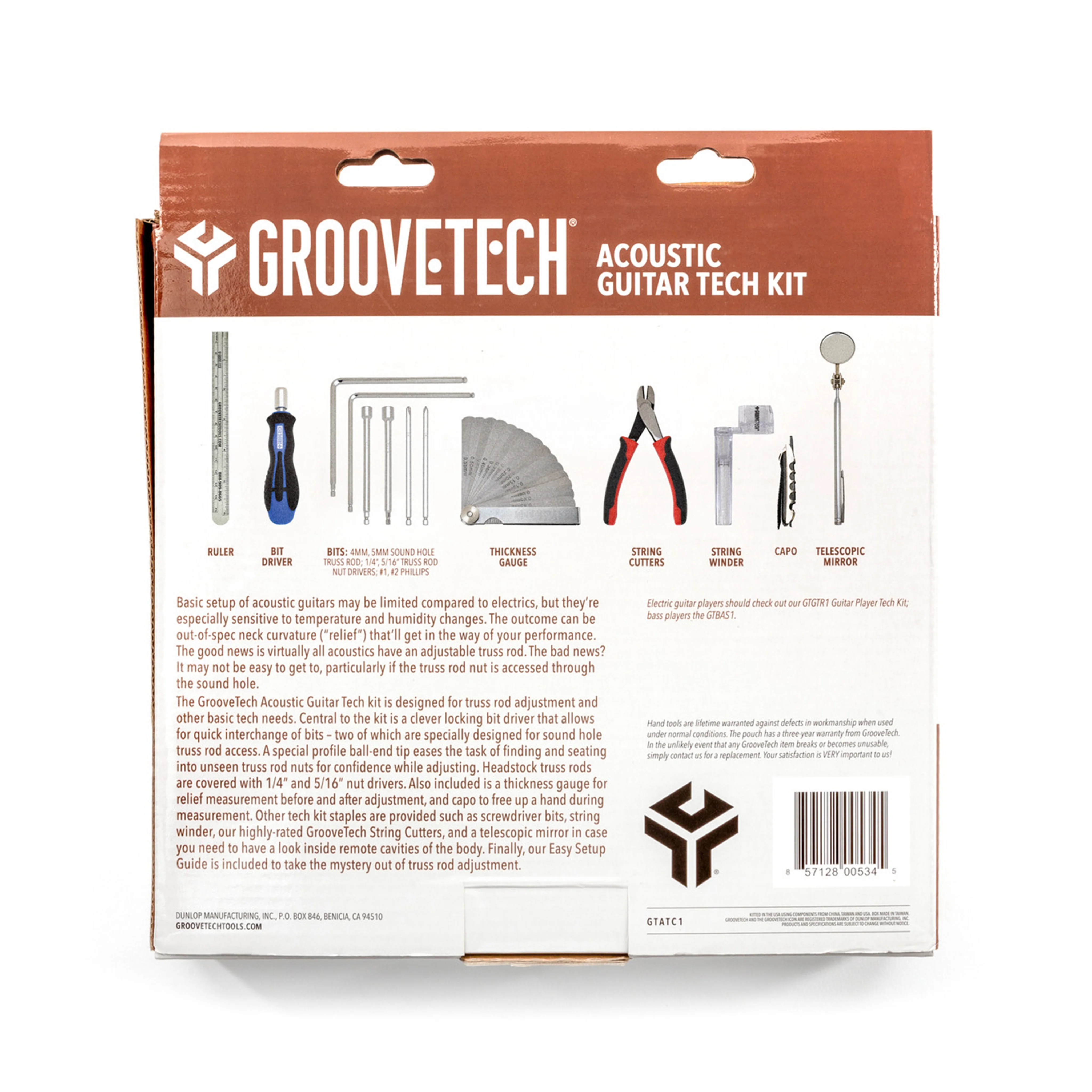 Jim Dunlop GrooveTech Acoustic Guitar Tech Kit - Image 4