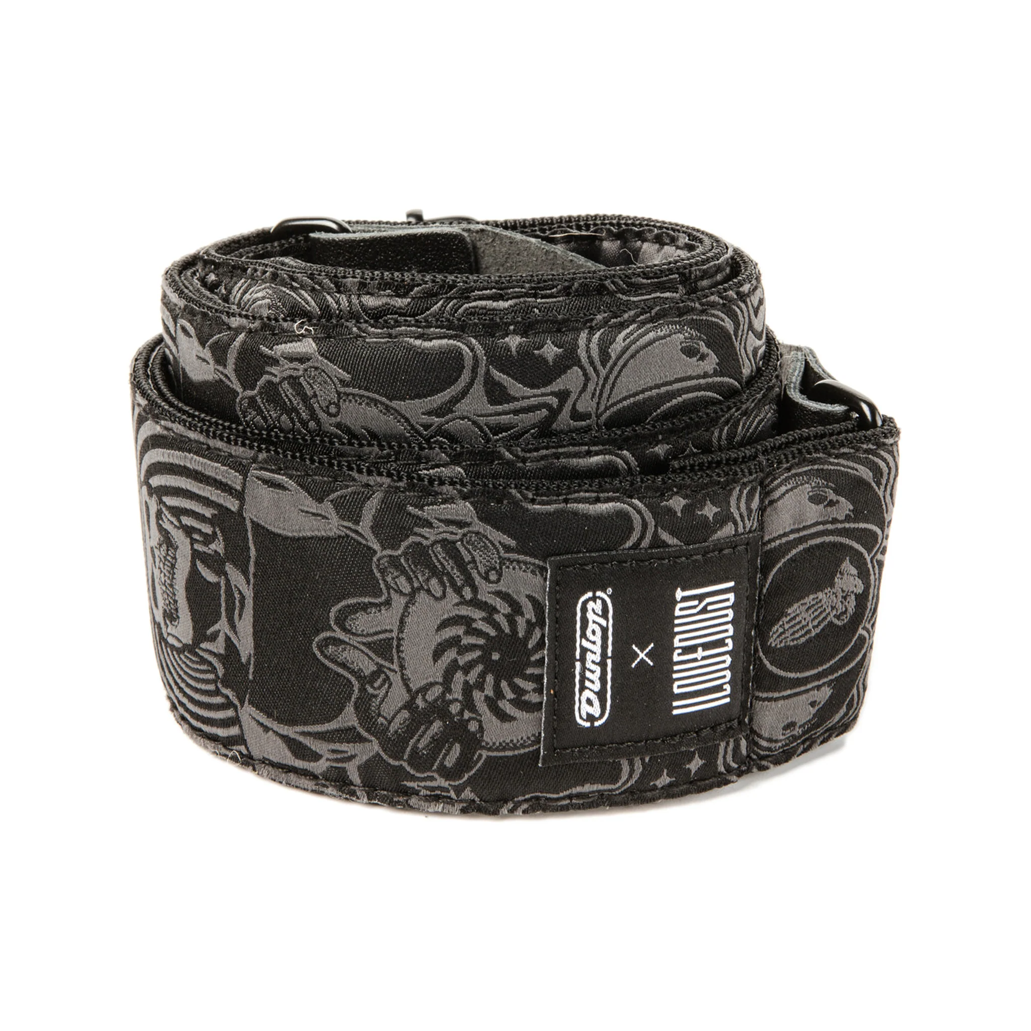 Jim Dunlop ILD13 I Love Dust Endless Midnight Guitar Strap - Image 3