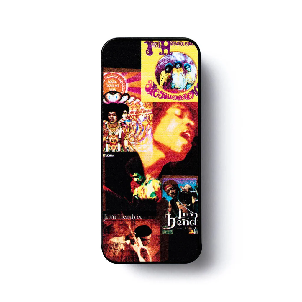 Jim Dunlop JHPT08H Jimi Hendrix Hendrix Montage Heavy Pick Tin - Image 3