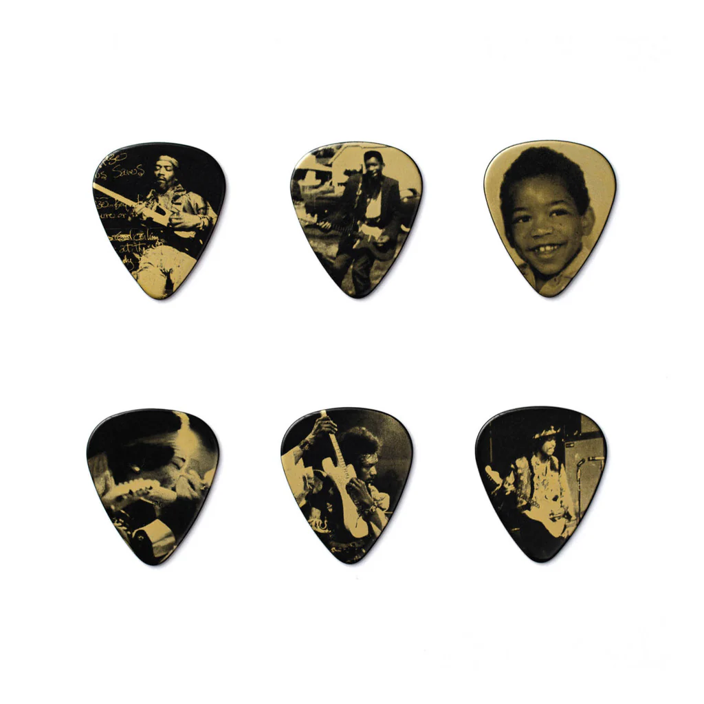 Jim Dunlop JHPT10H Jimi Hendrix West Coast Boy Heavy Pick Tin - Image 2