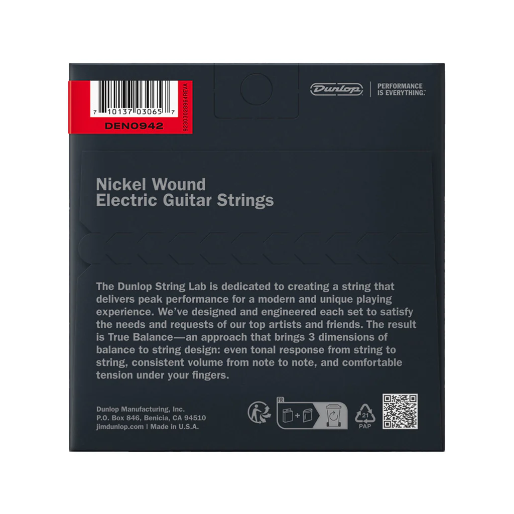 Jim Dunlop Nickel Wound Electric Guitar Strings, Extra Light, 09-42 - Image 2