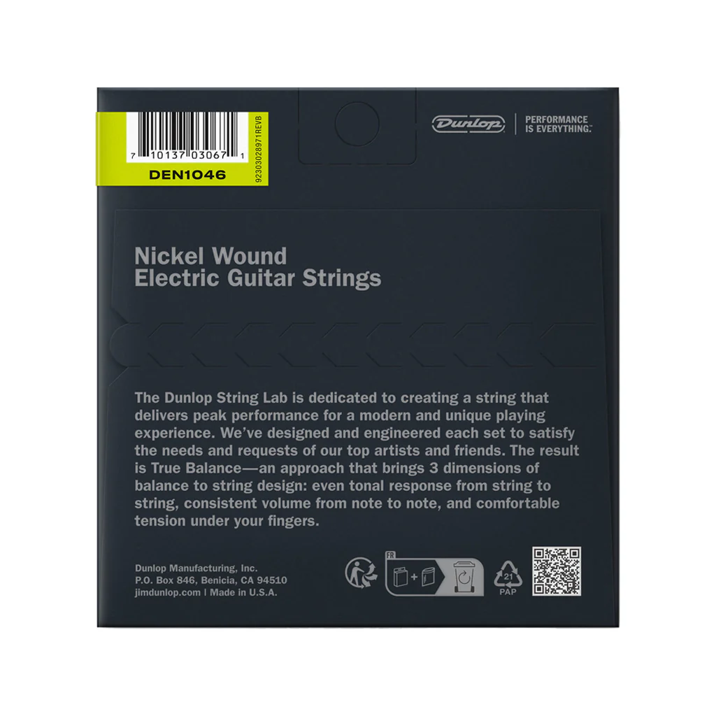 Jim Dunlop Nickel Wound Electric Guitar Strings, Light, 10-46 - Image 2