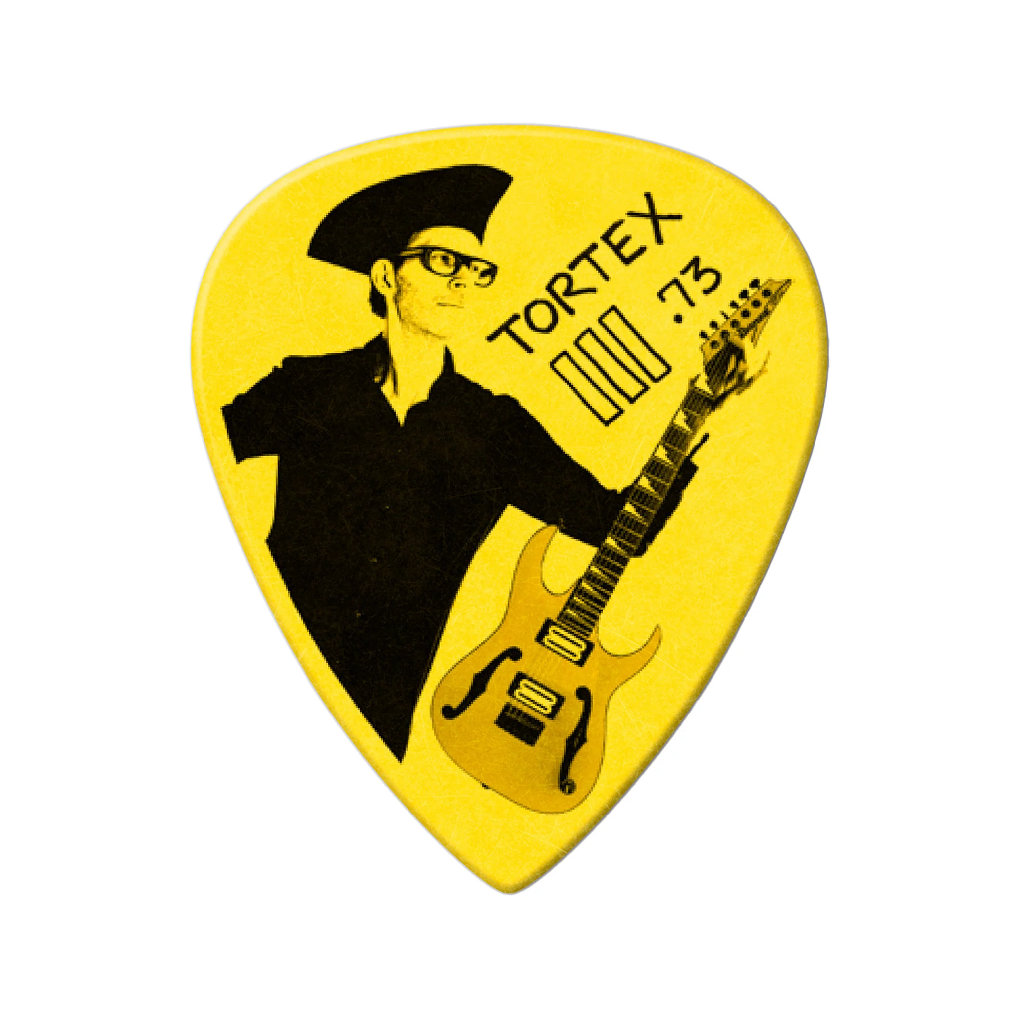 Jim Dunlop PG462P Paul Gilbert Custom Tortex III Guitar Picks, 0.73mm, 12-Pack - Image 2