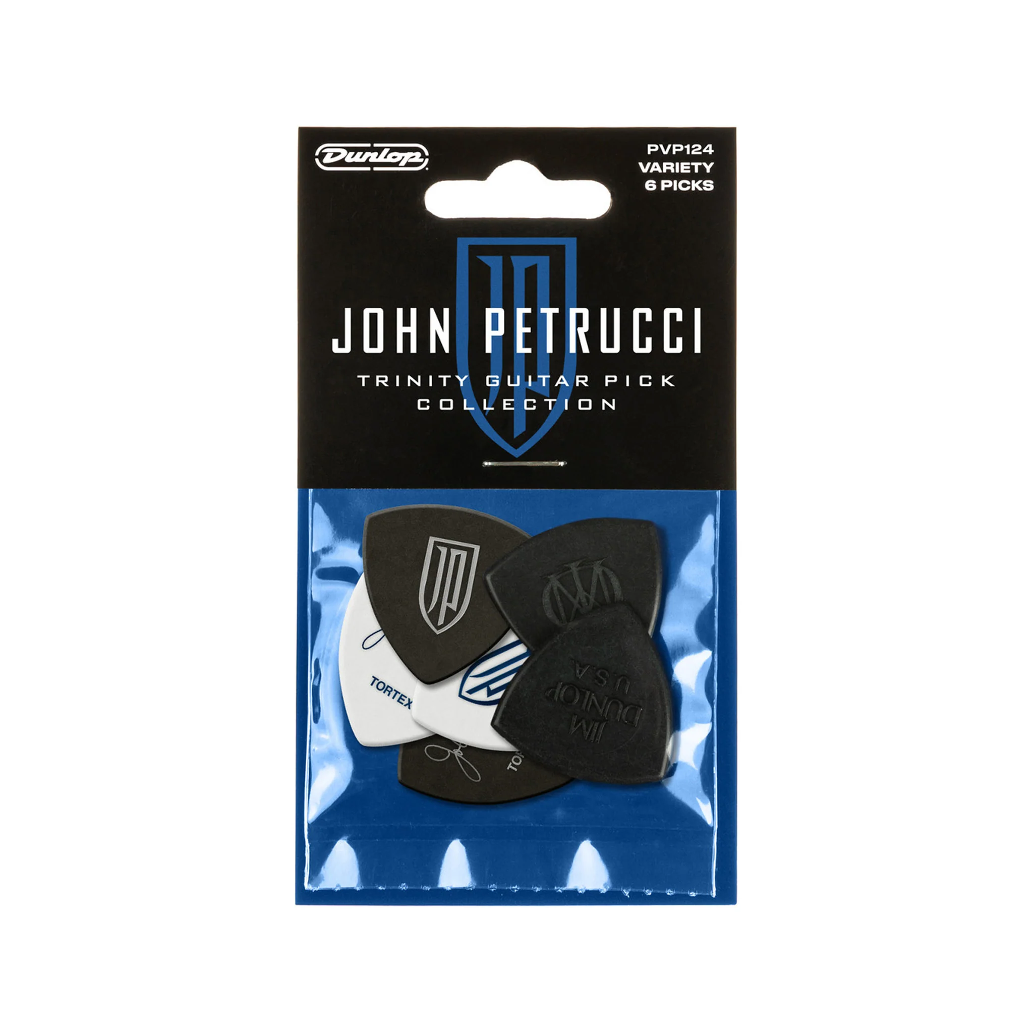 Jim Dunlop PVP124 John Petrucci Trinity Guitar Picks Collection, 6-Pack - Image 2