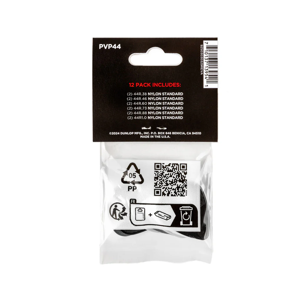 Jim Dunlop PVP44 Nylon Standard Pick Variety Pack, 12-Pack - Image 3