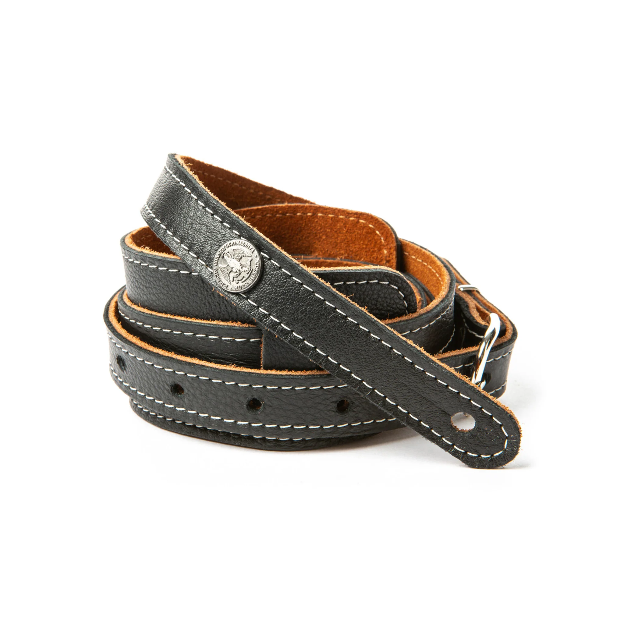 Jim Dunlop RW01 Rev. Willys Signature Vintage Leather Guitar Strap - Image 3