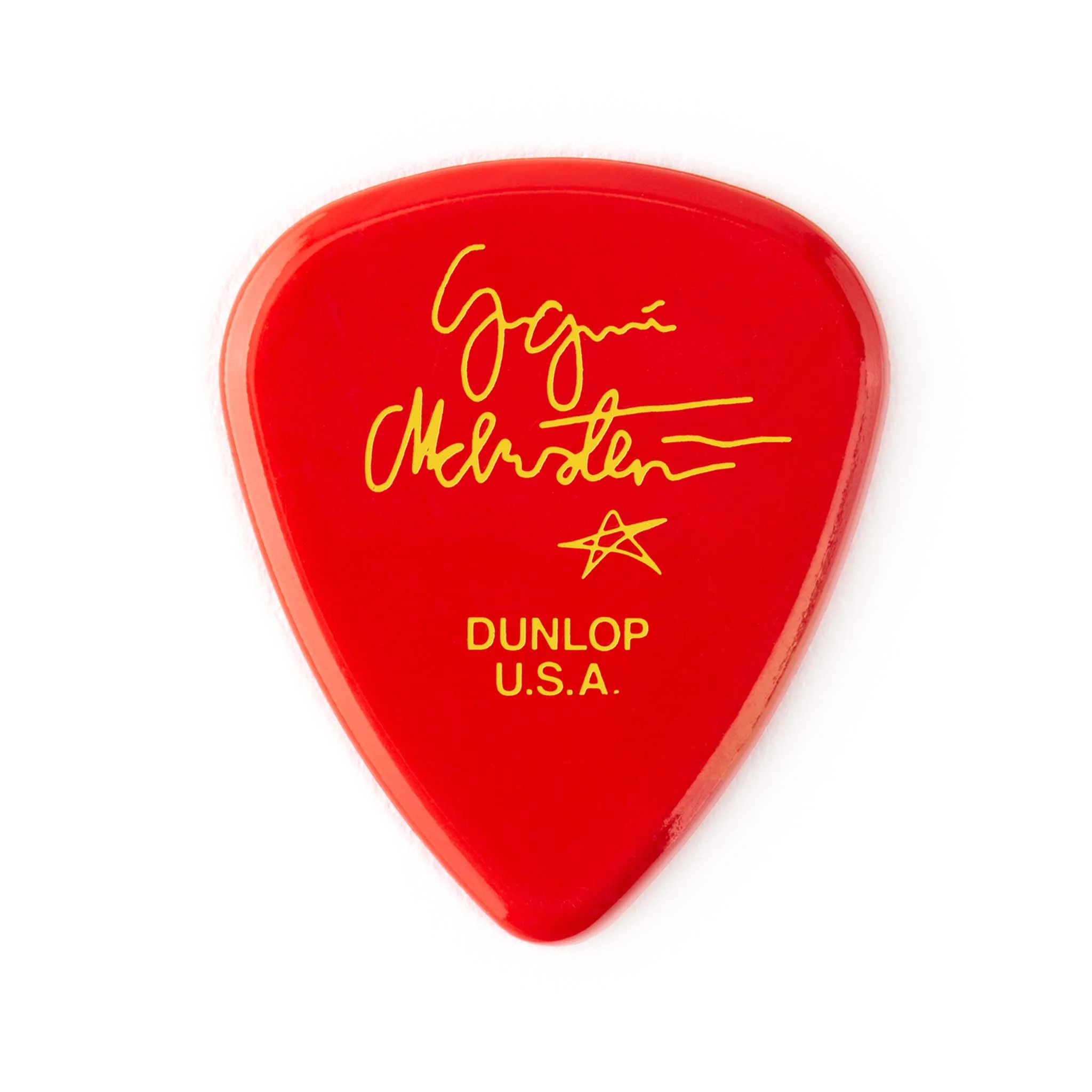 Jim Dunlop YJMP02RD Yngwie Malmsteen Custom Delrin Guitar Pick, 2.0 mm, Pack of 6 - Image 2