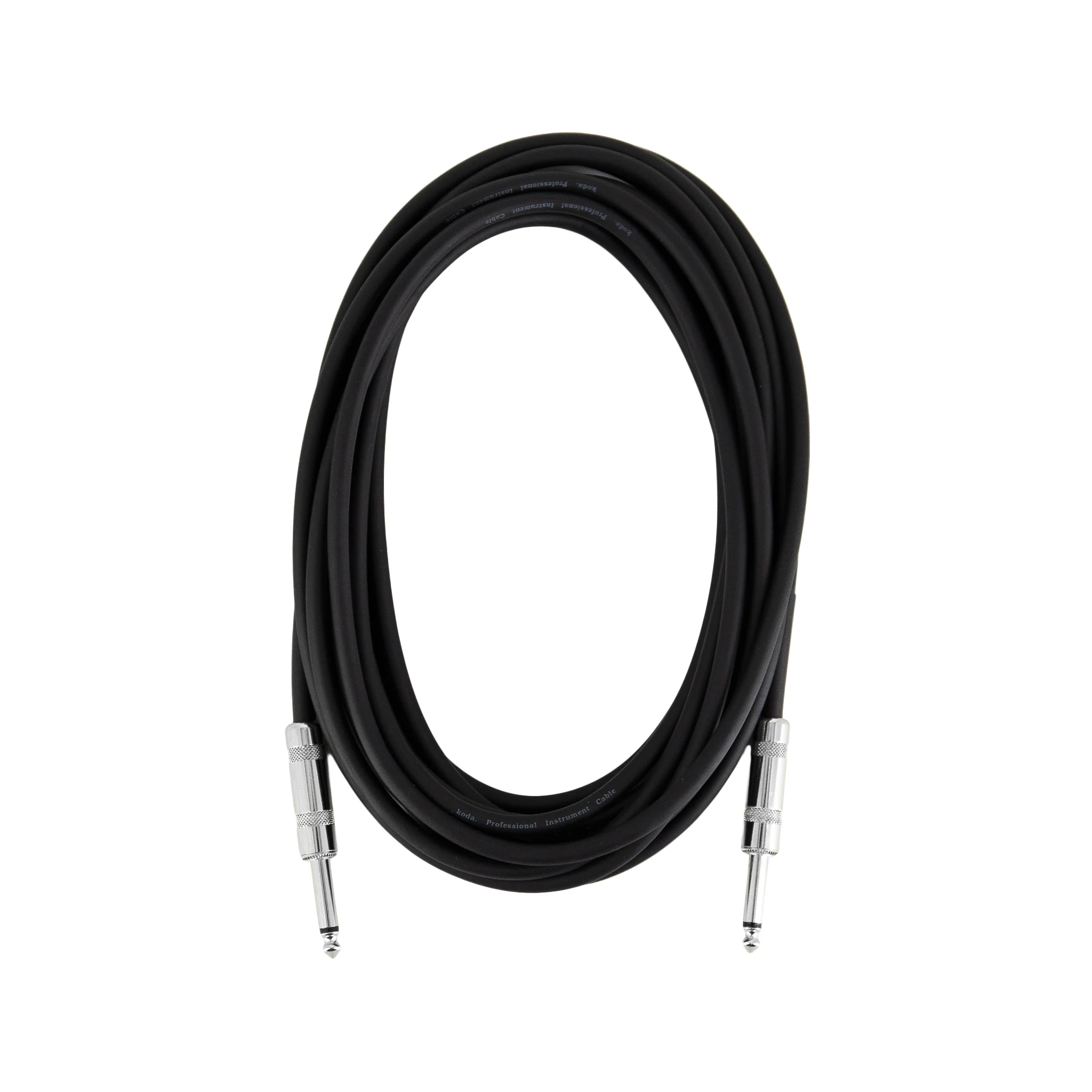 koda essential KIC20 Straight-Straight Instrument Cable, 20ft, Black - Image 3
