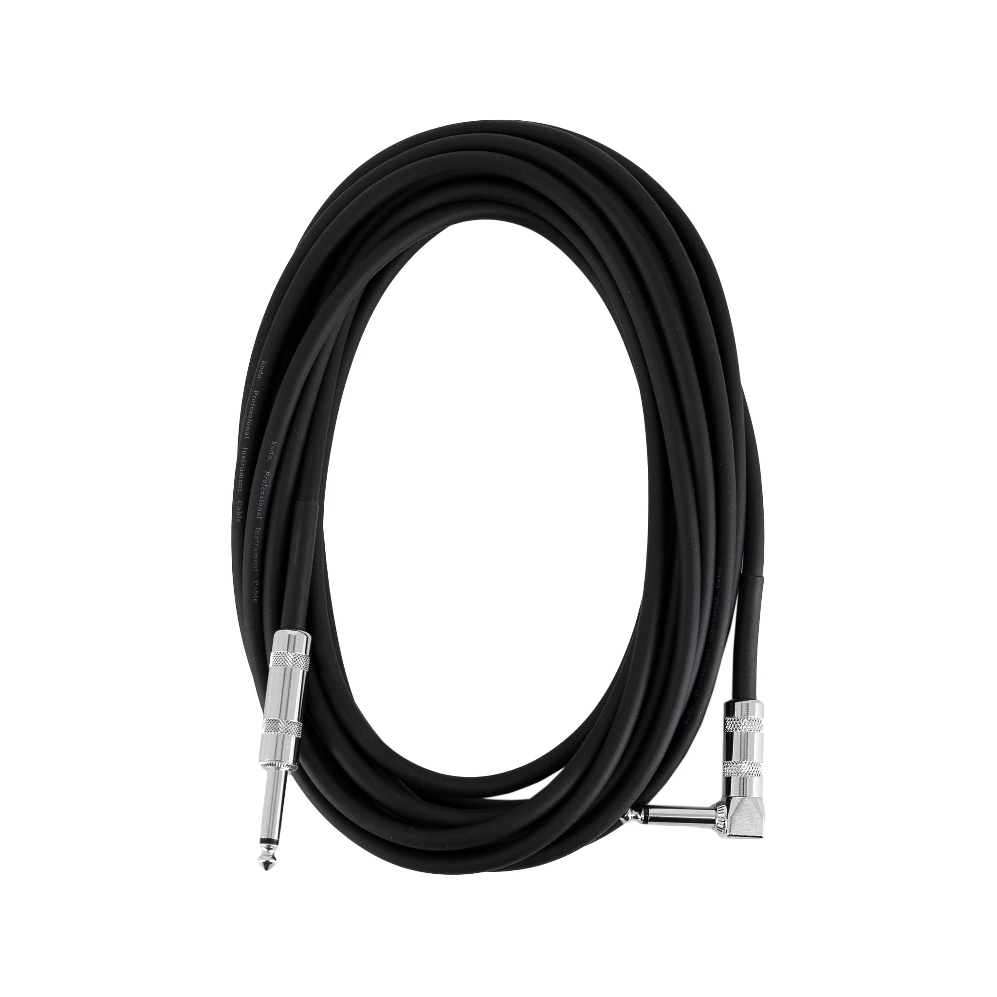 koda essential KIC20RA Straight-Angled Instrument Cable, 20ft, Black - Image 3