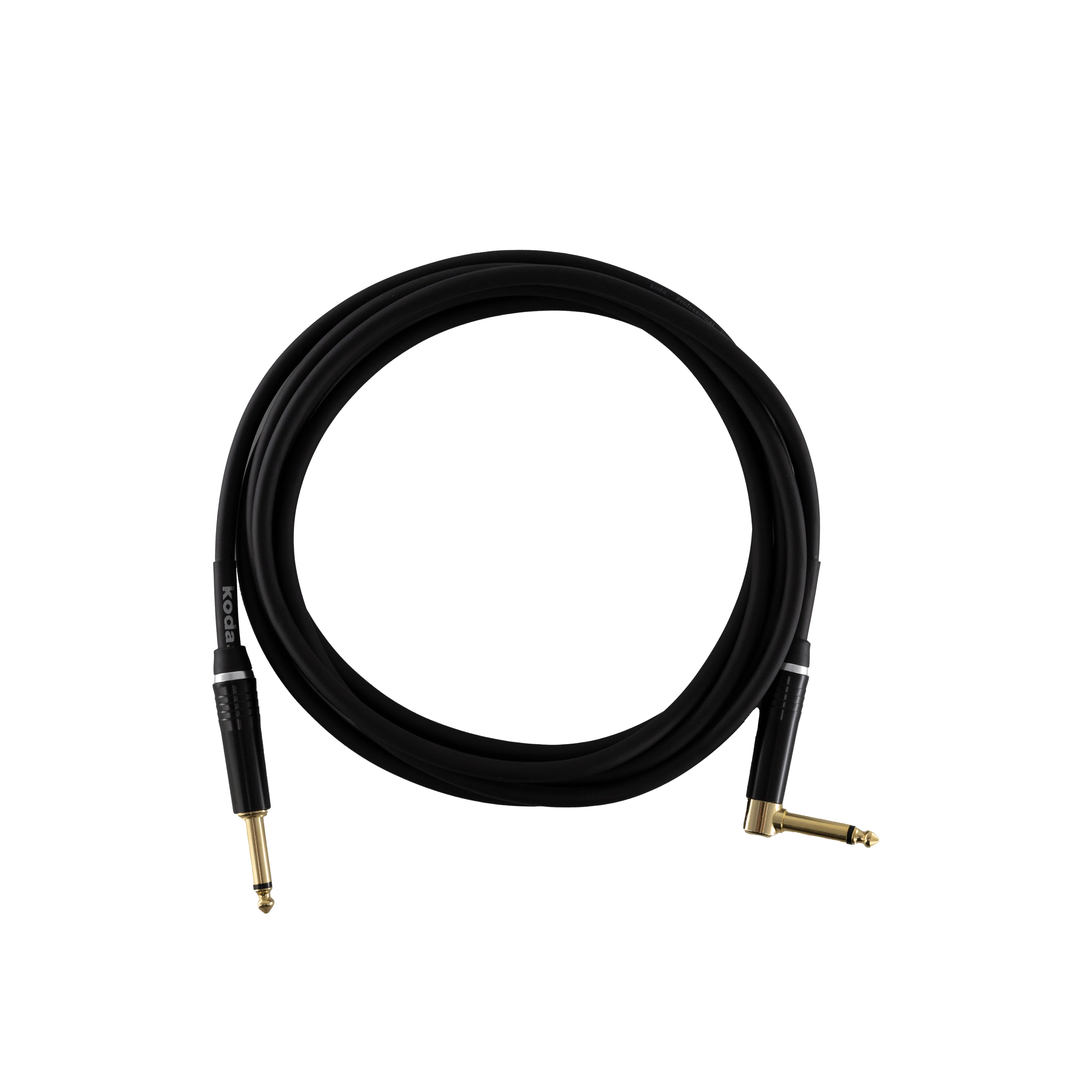 koda plus KIC10RA Straight-Angled Instrument Cable, 10ft, Black - Image 3
