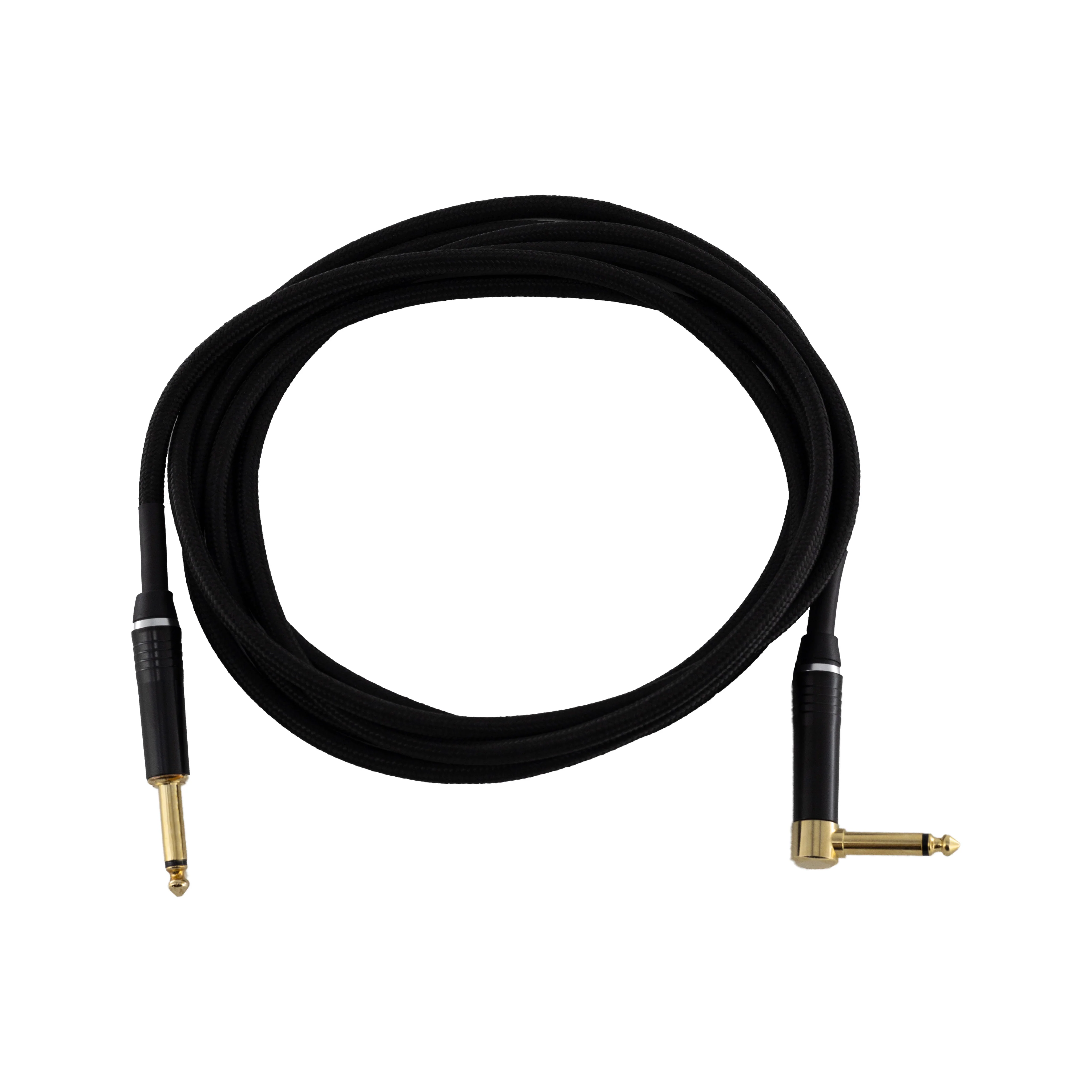 koda plus KIC10TW Straight-Angled Instrument Cable, 10ft, Black Tweed - Image 3