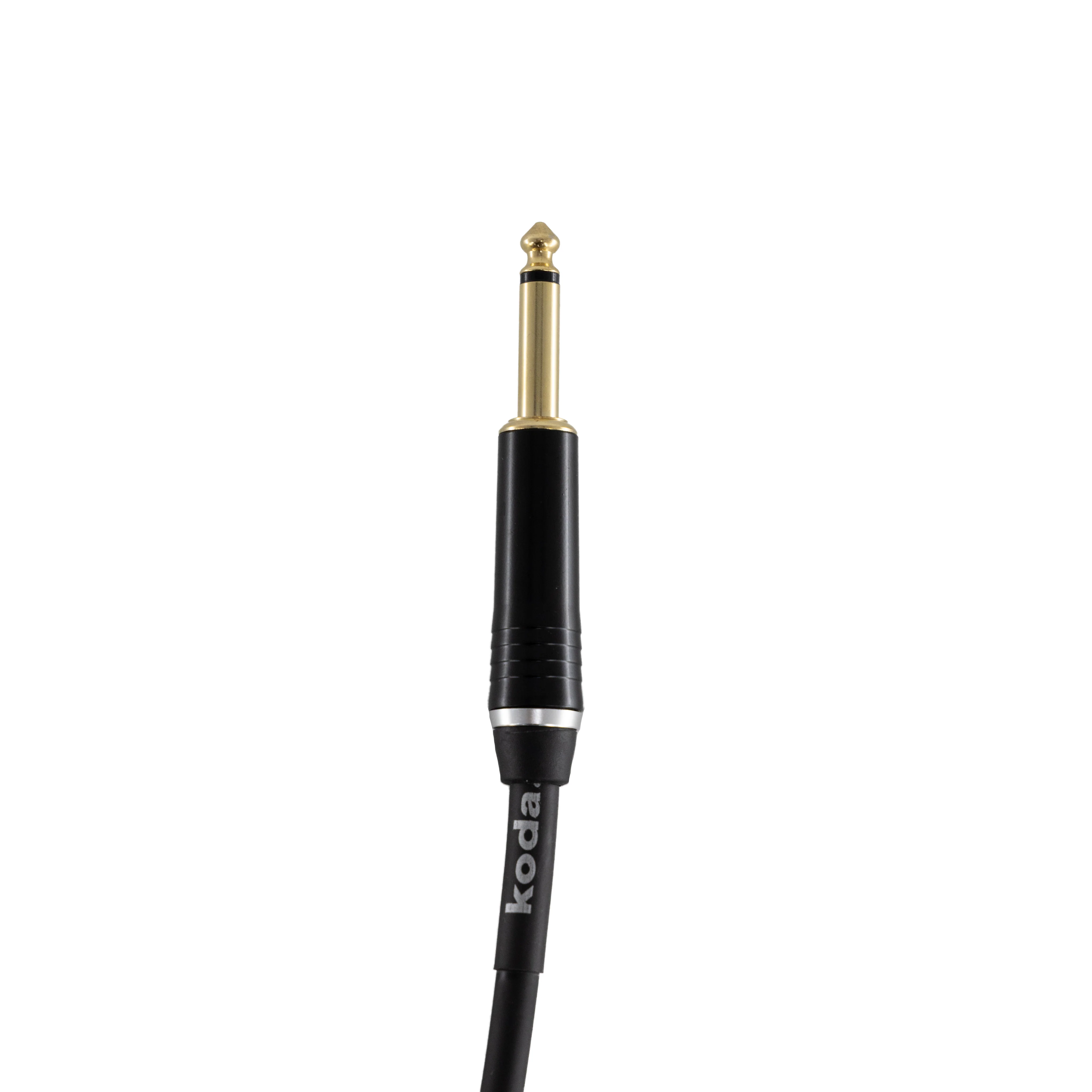 koda plus KIC20 Straight-Straight Instrument Cable, 20ft, Black - Image 4