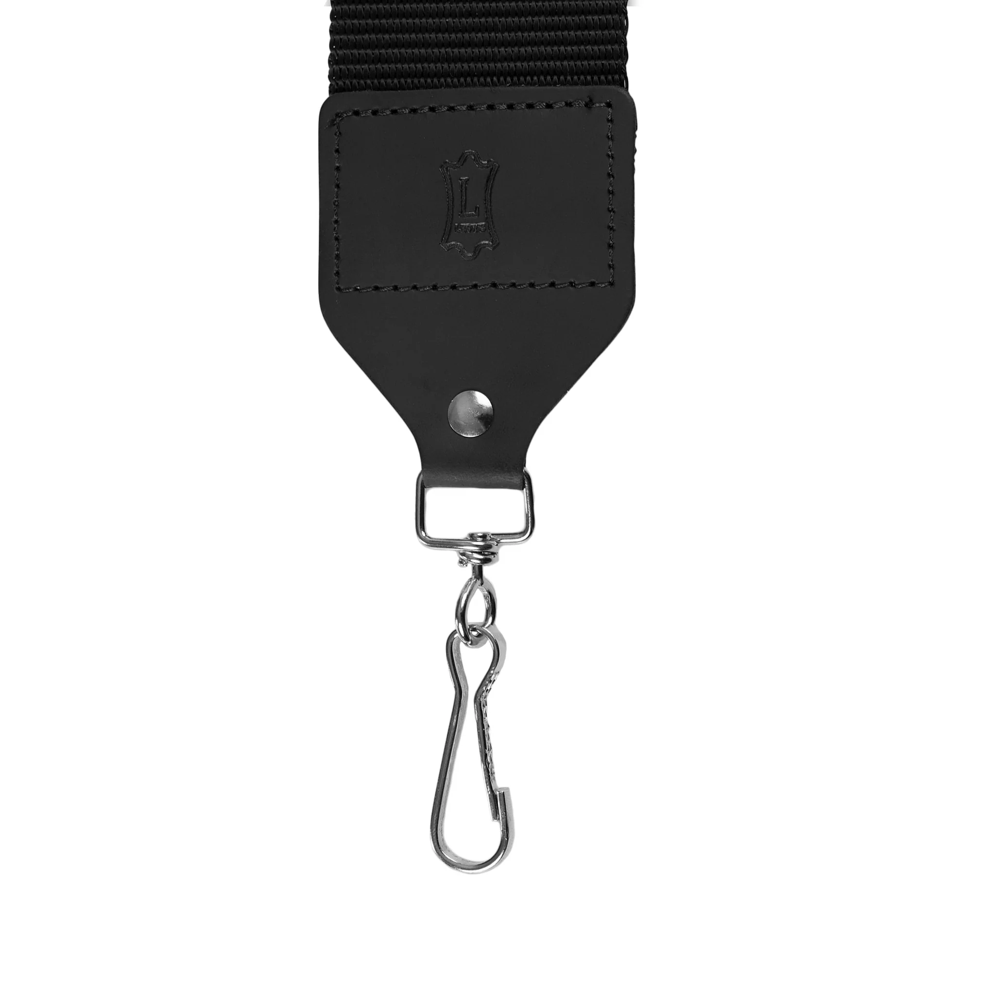 Levy's M10 2inch Soft-Hand Polypropylene Banjo Strap, Black - Image 2