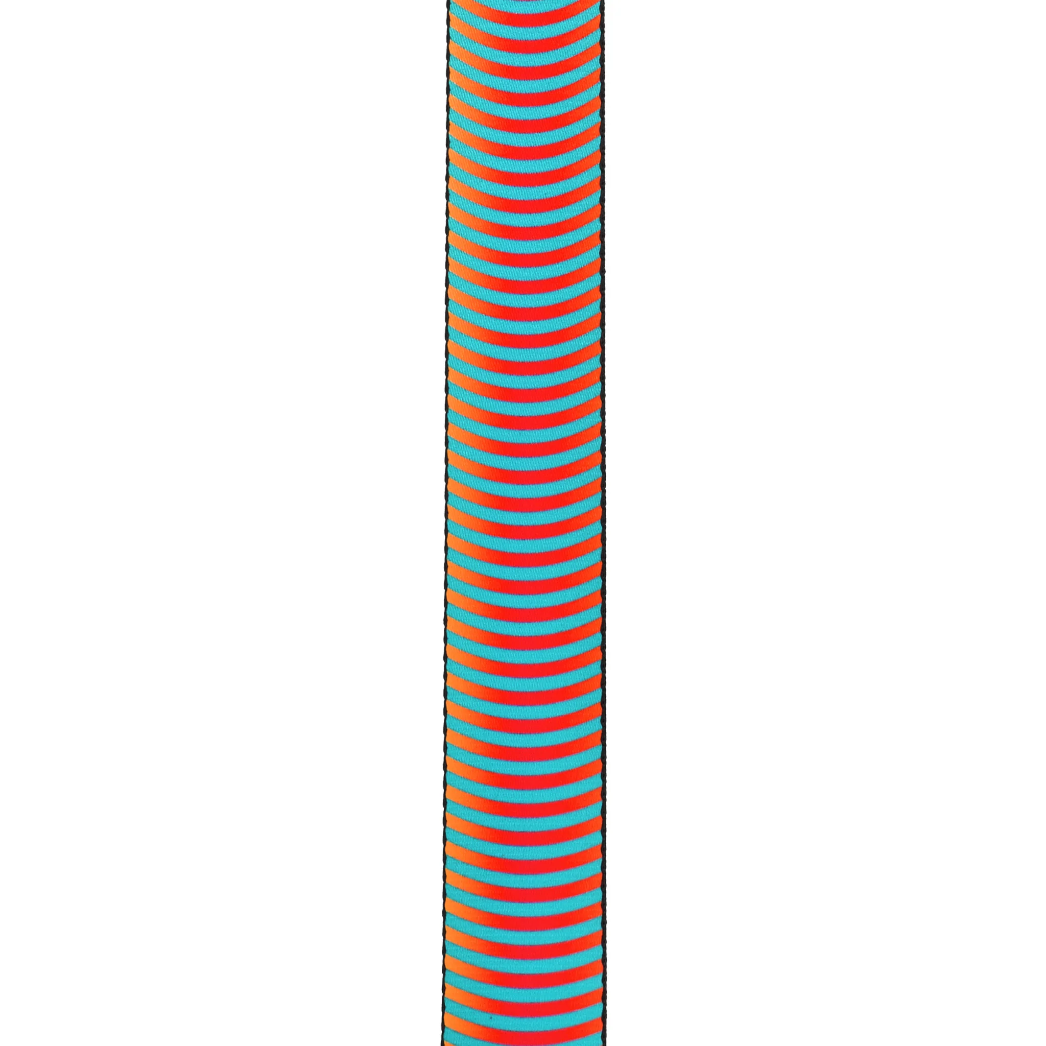 Levy's Optical Illusion Guitar Strap, Orange Sonic Boom - Image 4